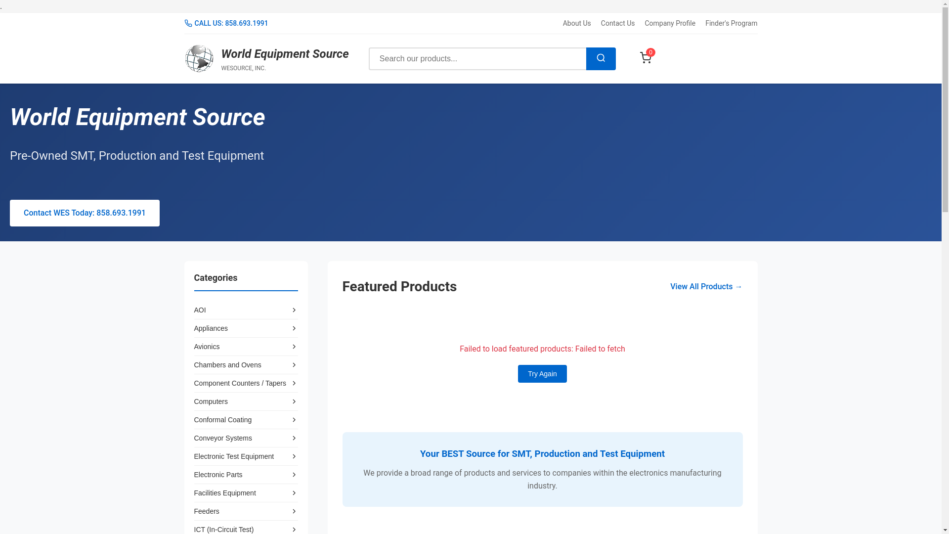 website screenshot of https://wesource-development.pages.dev/
