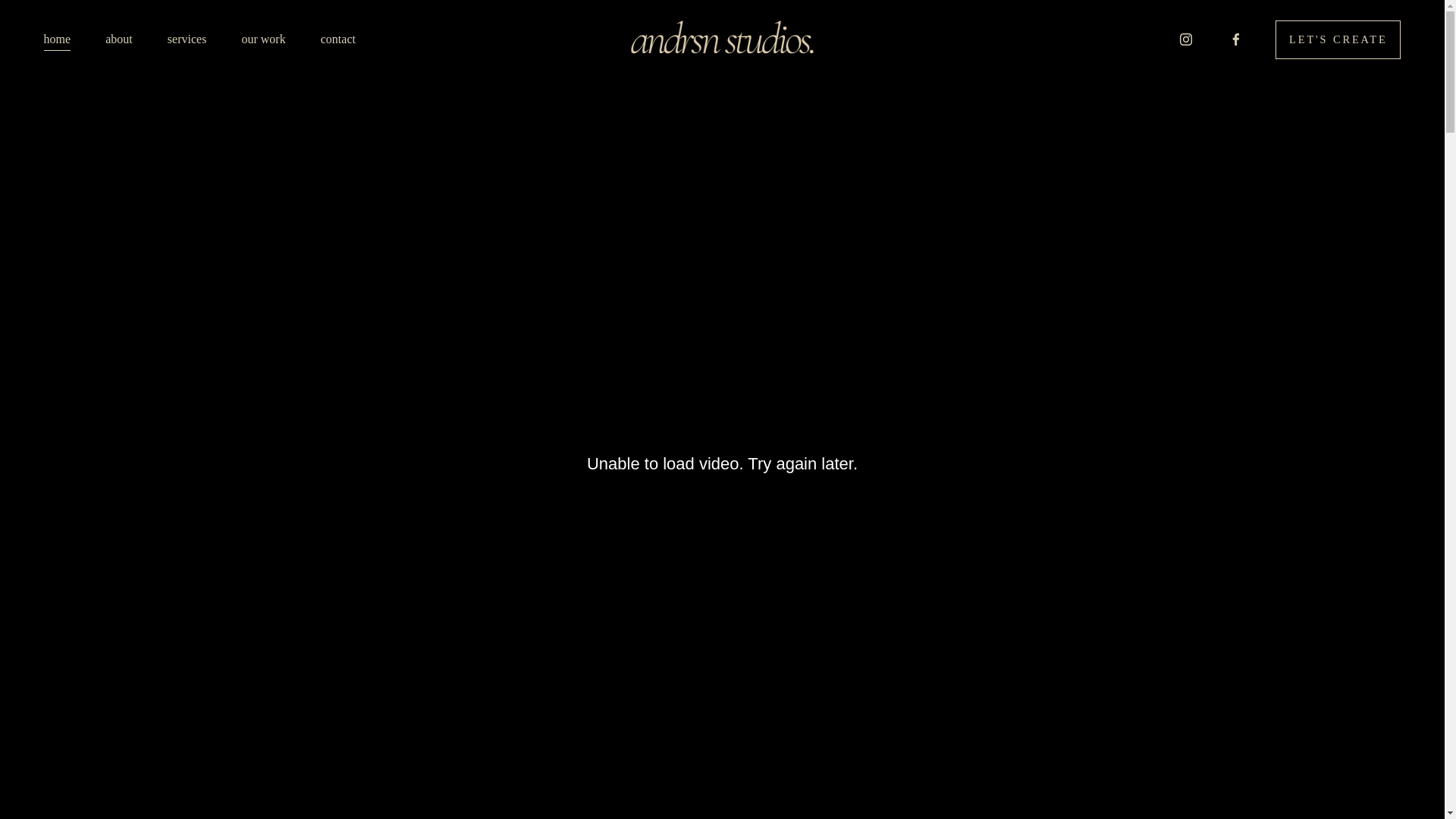 website screenshot of https://byandersonstudios.com/