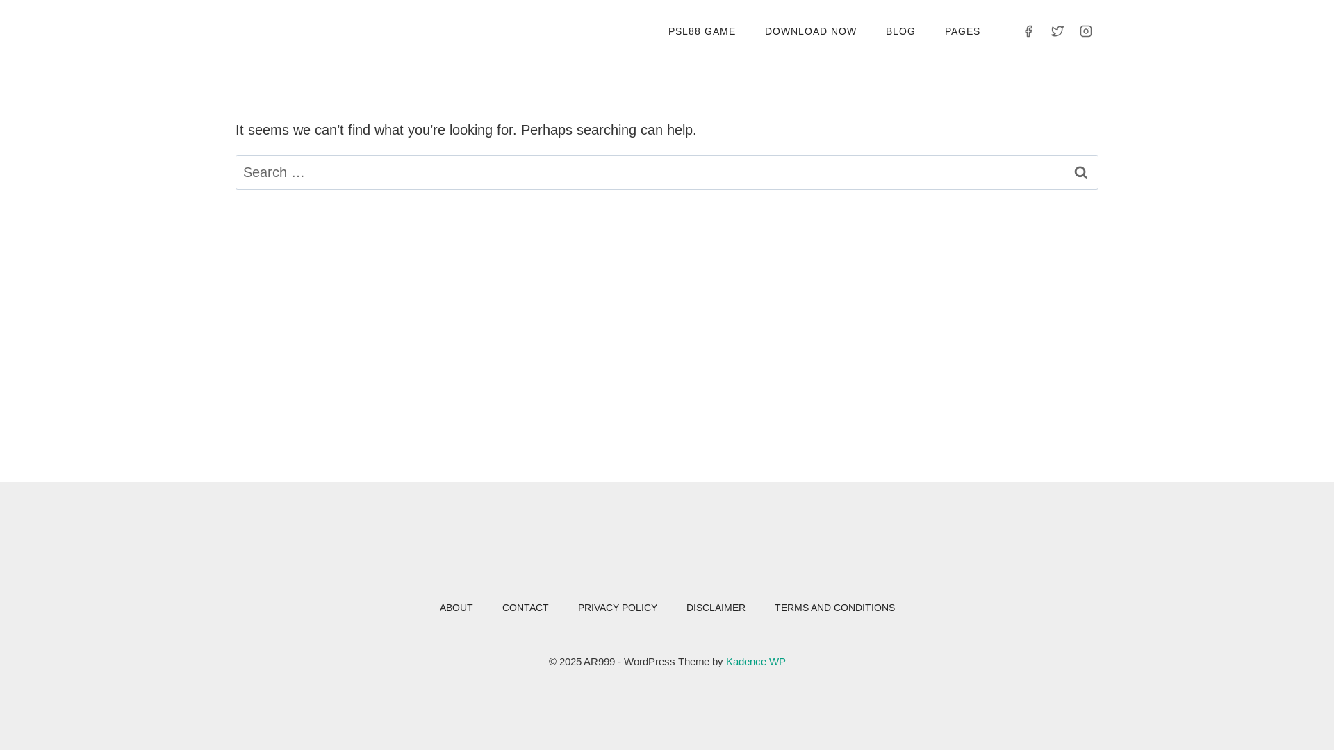 website screenshot of https://ar999game.com.pk/