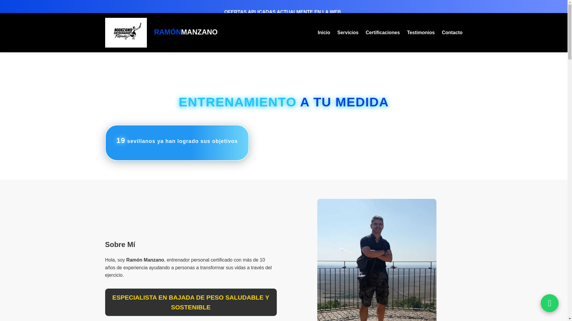 website screenshot of https://manzanoentrenadorr.pages.dev/