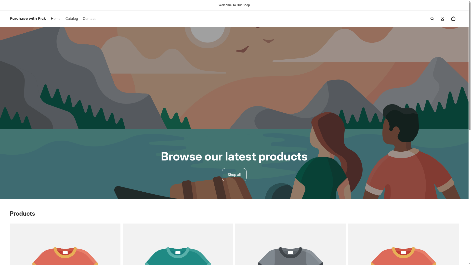 website screenshot of https://placewithpick.com/