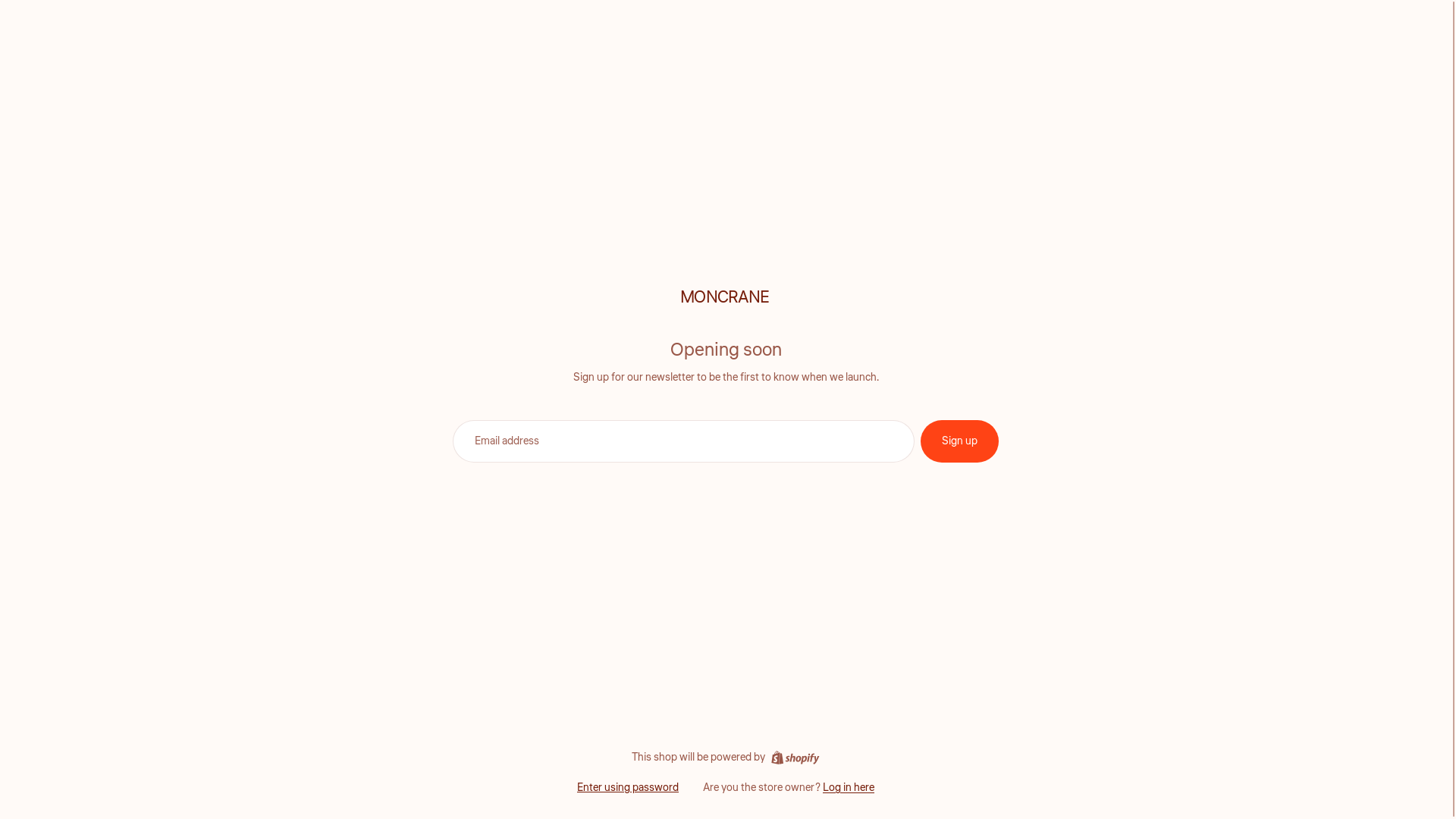 website screenshot of https://moncrane.com/
