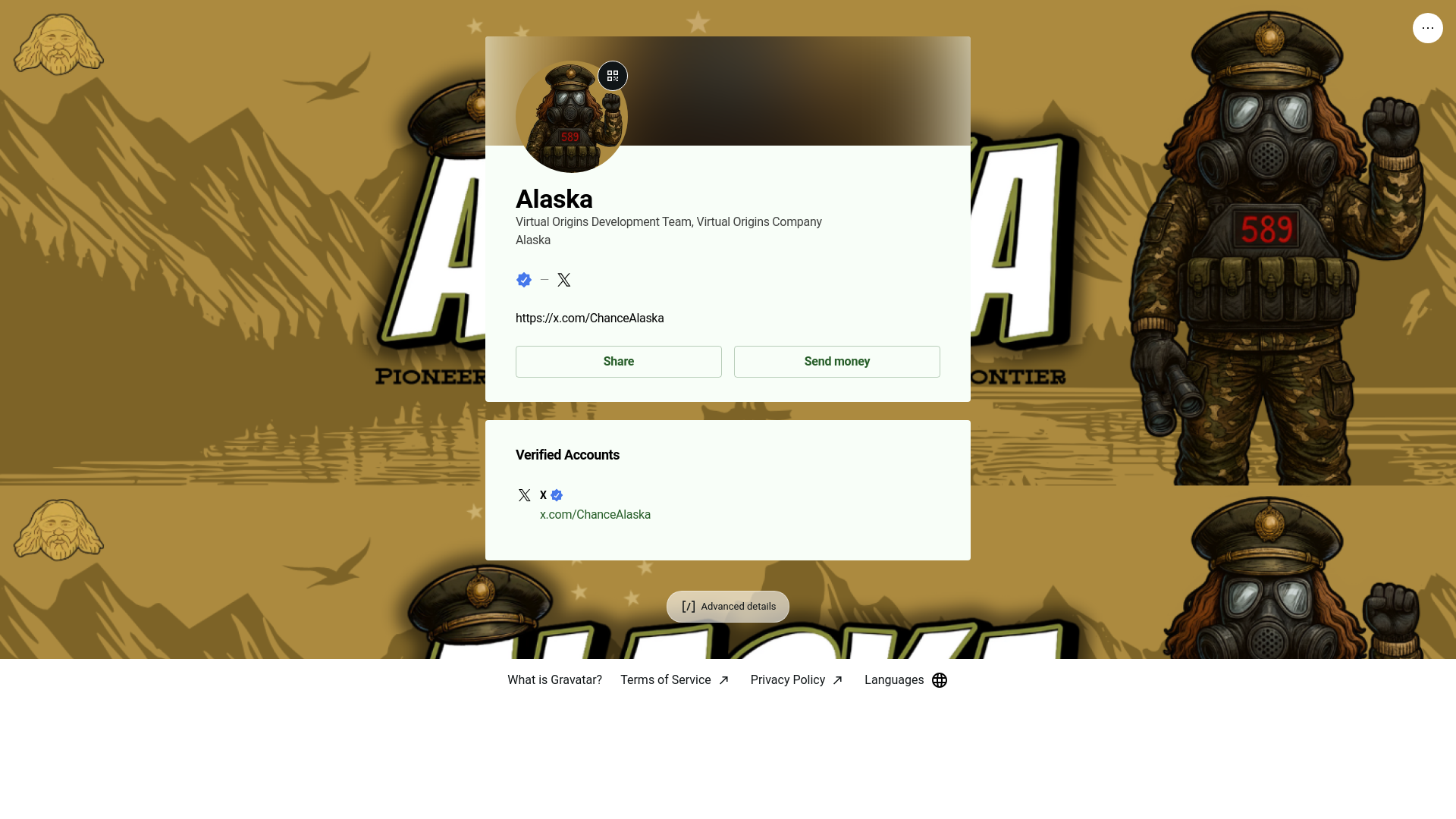 website screenshot of https://web3alaska.link/