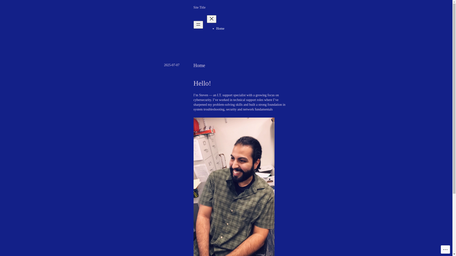 website screenshot of https://stevenq.me/