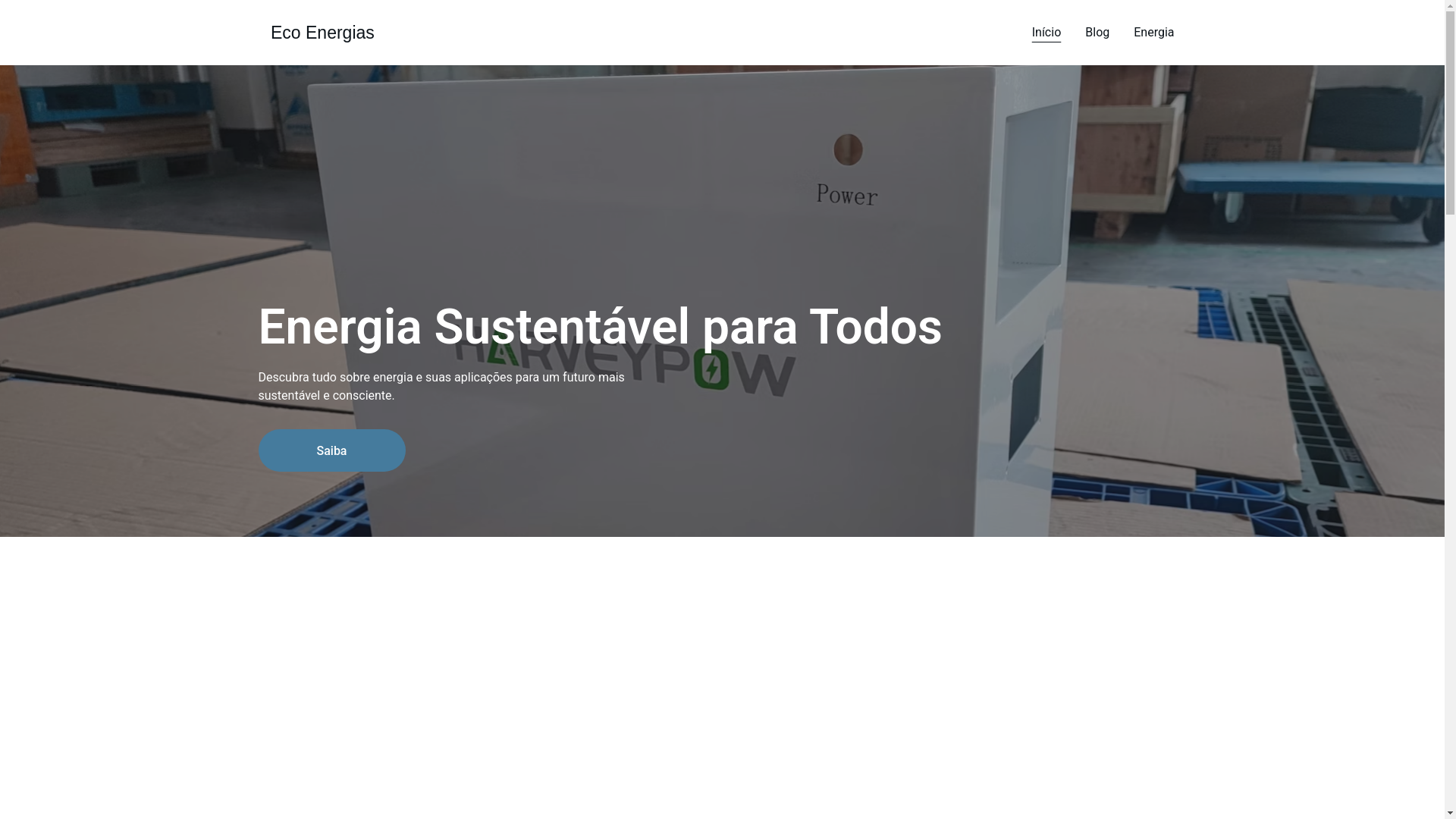website screenshot of https://ecoenergias.online/