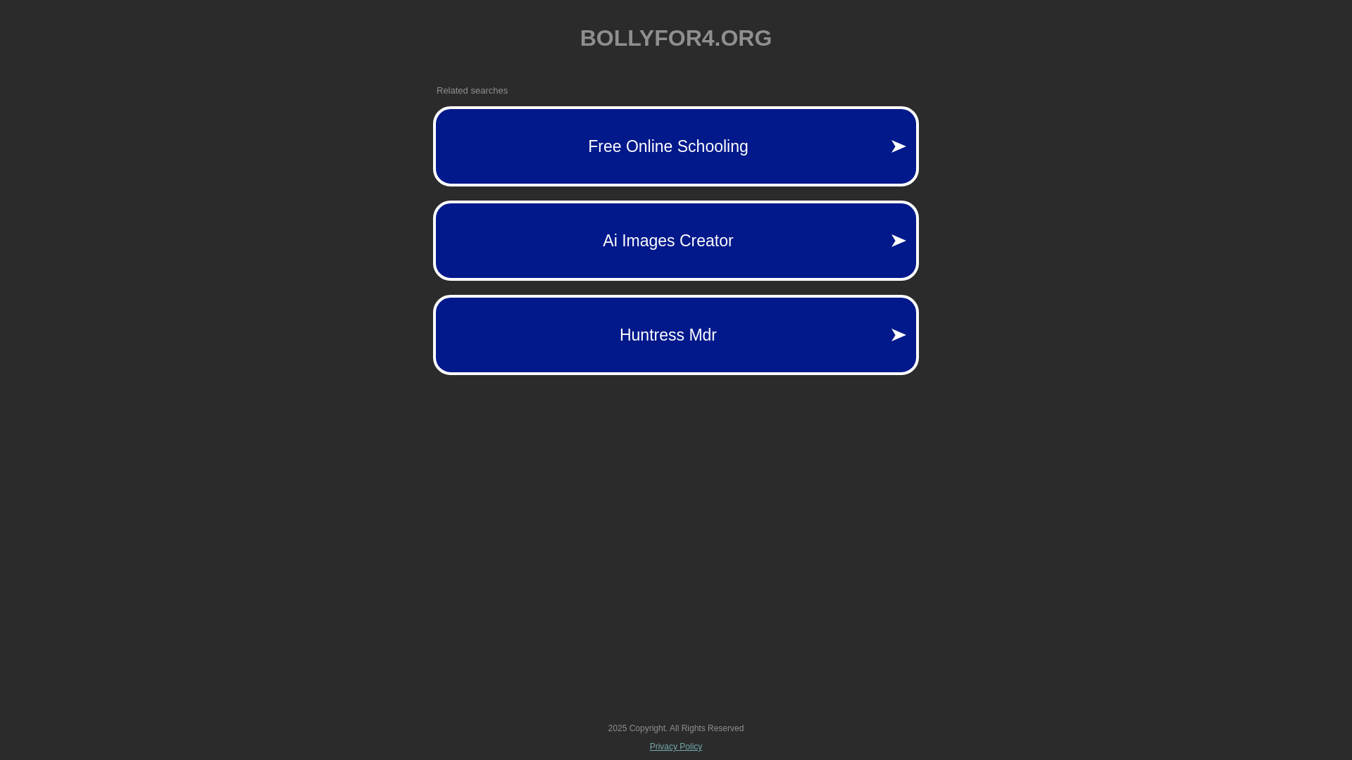 website screenshot of https://bollyfor4.org/