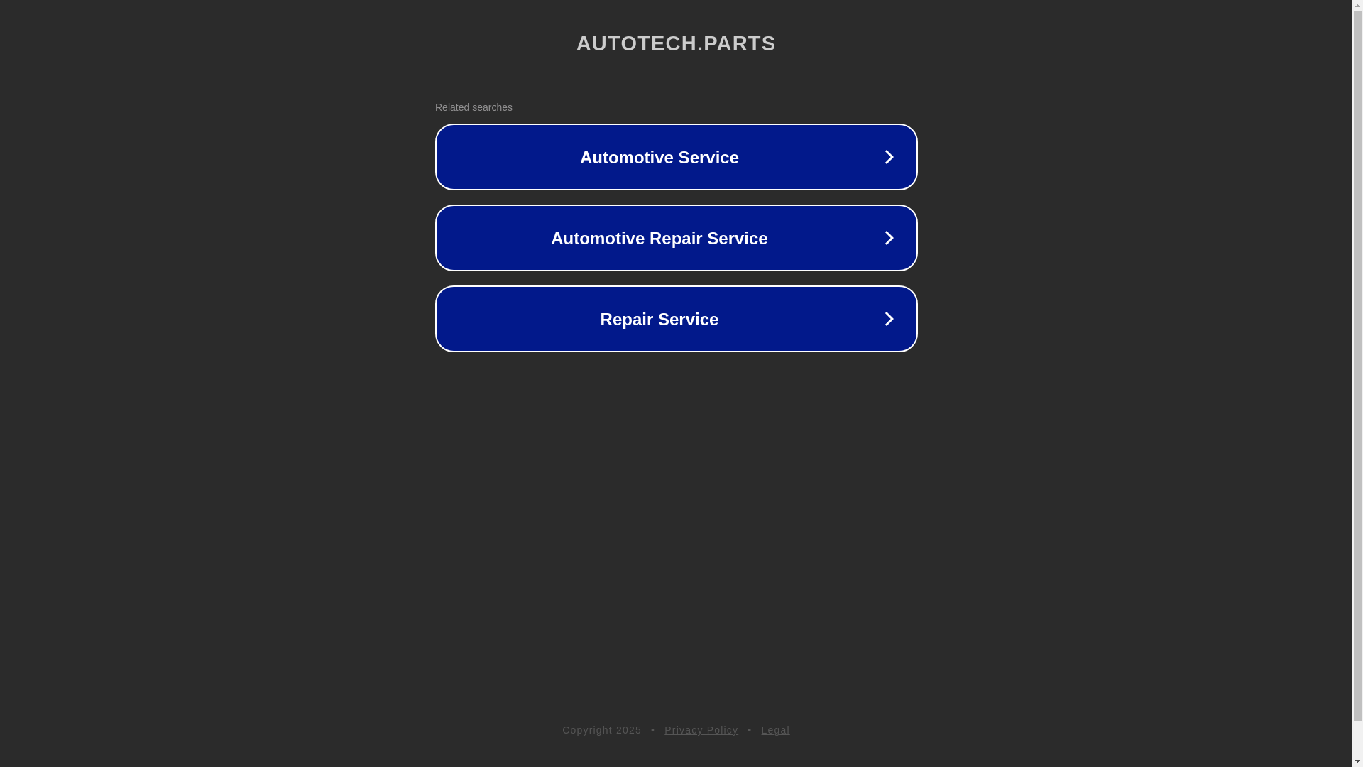 website screenshot of https://autotech.parts/