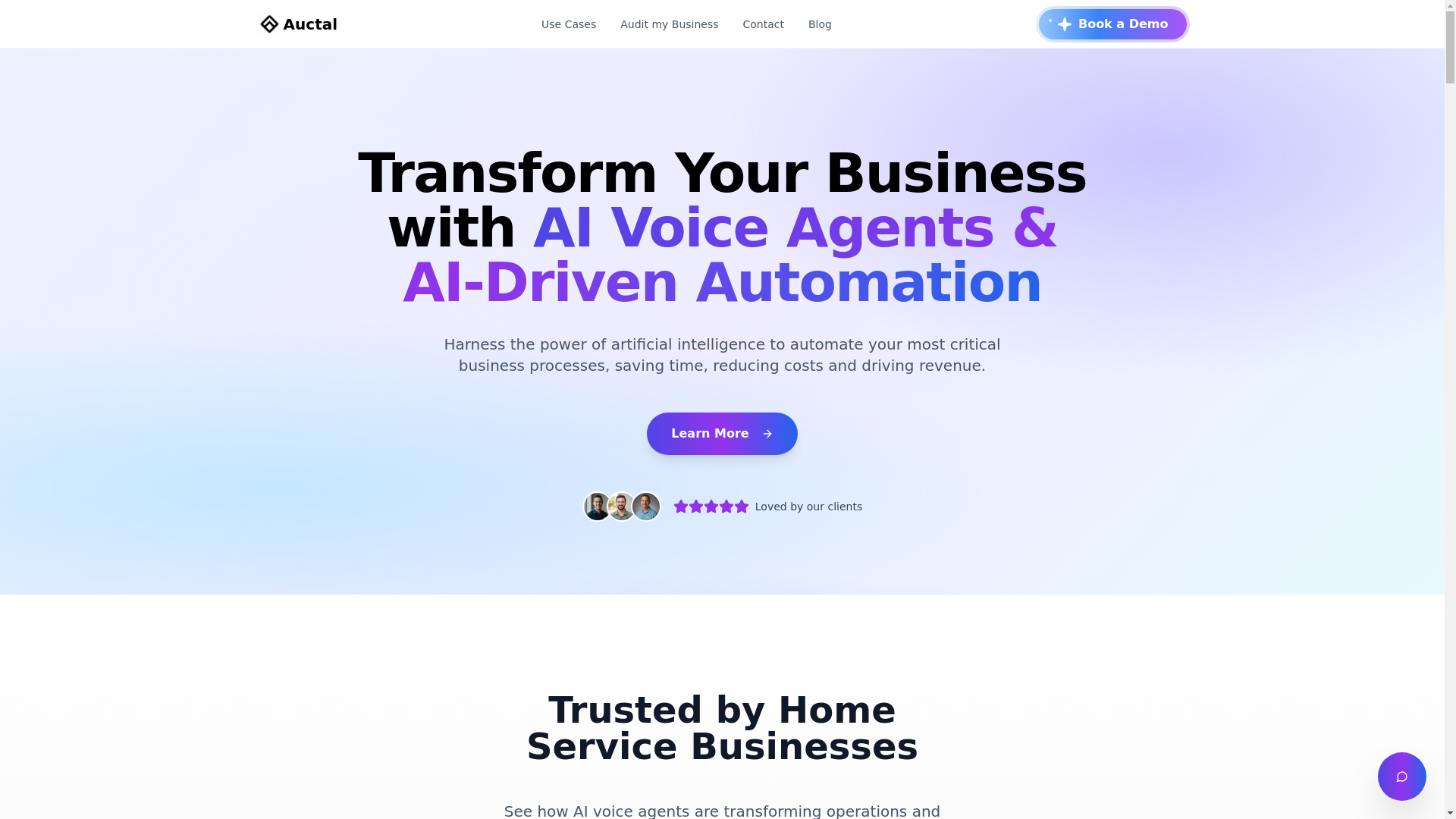 website screenshot of https://tryauctalai.com/