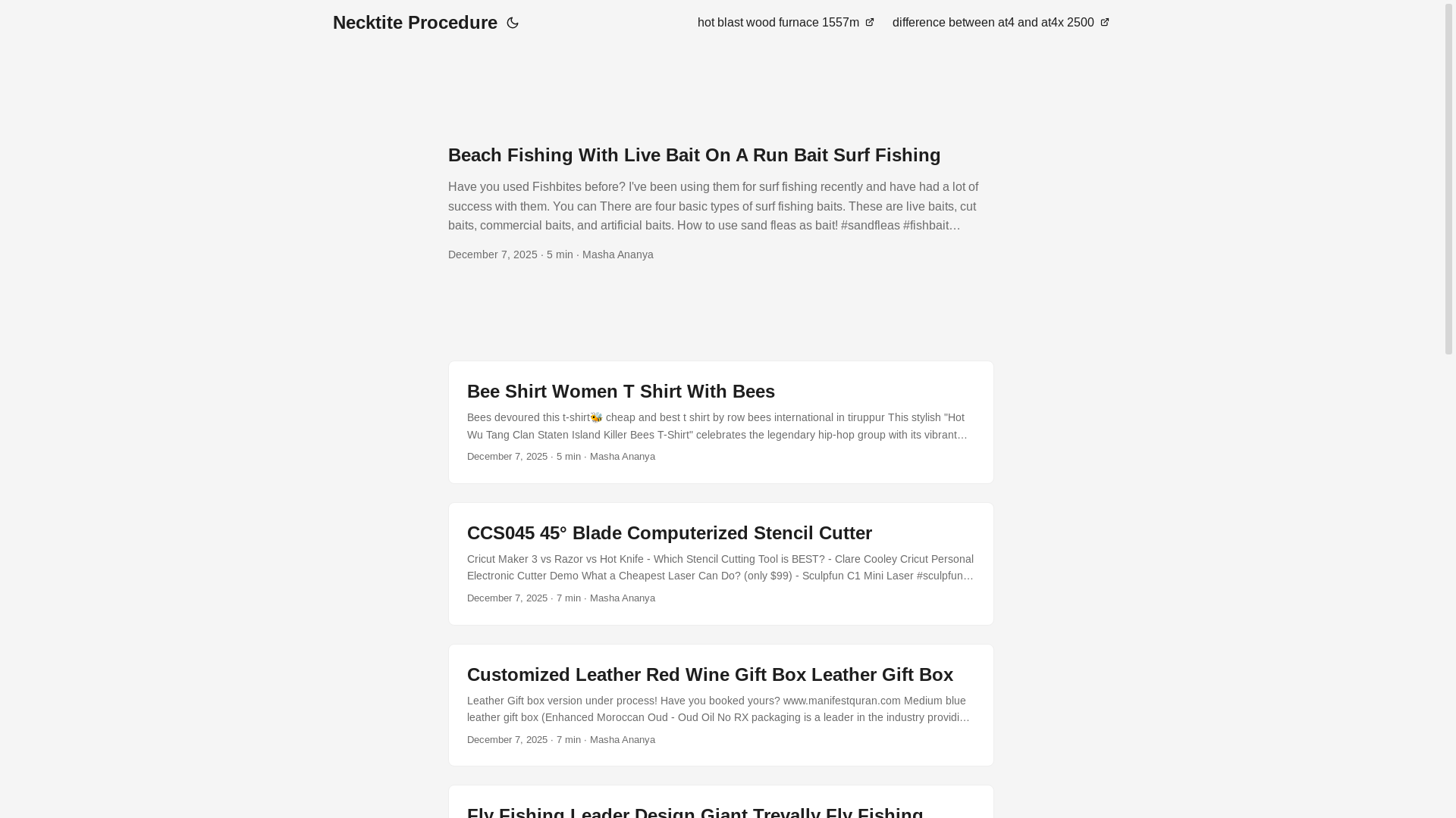 website screenshot of https://necktiteprocedure2.pages.dev/