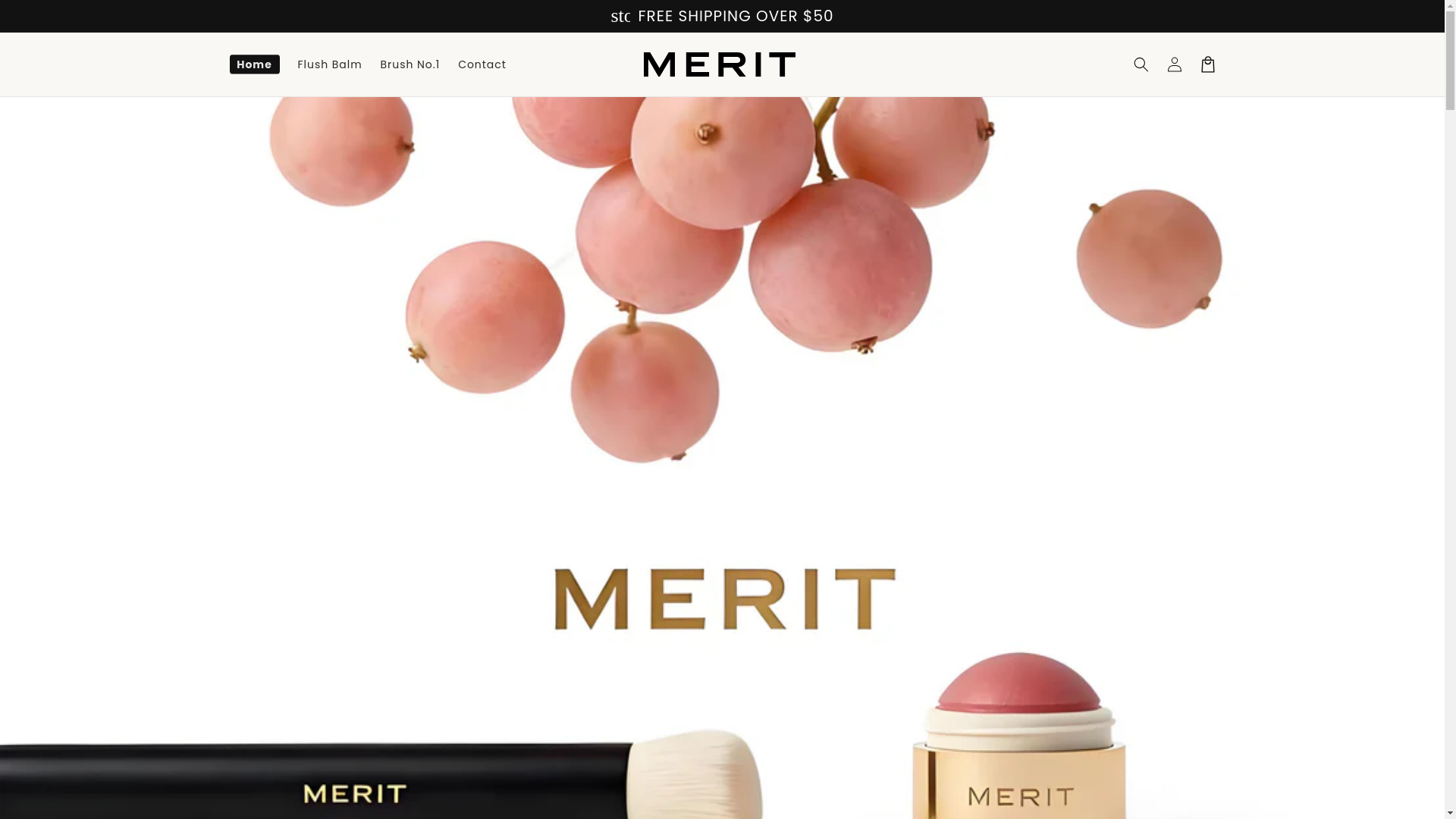 website screenshot of https://meritbeauty-us.shop/