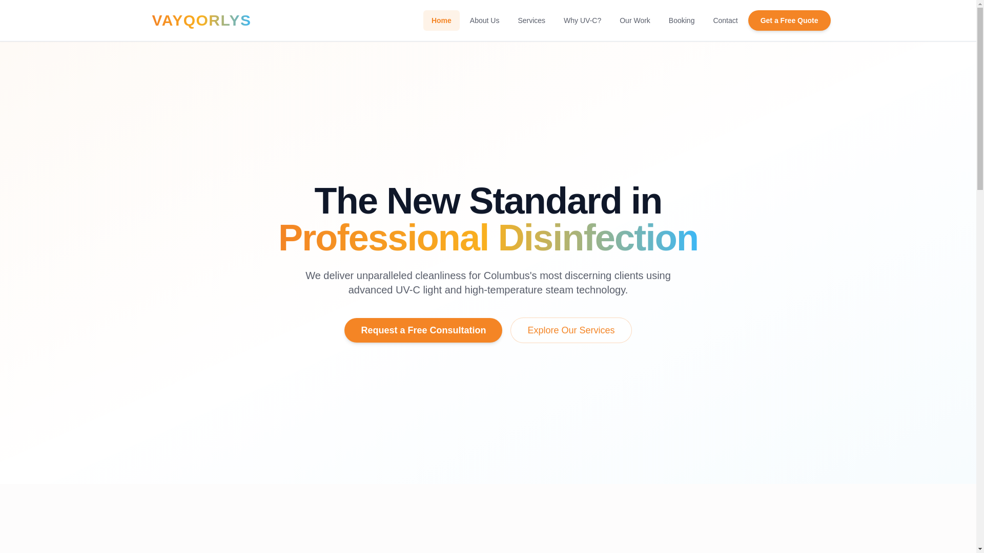 website screenshot of https://vayqorlys.com/