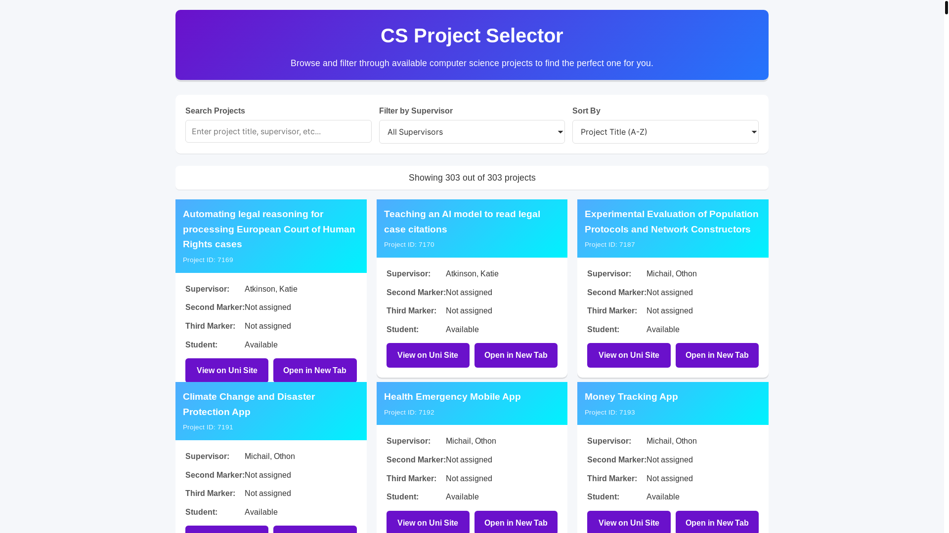 website screenshot of https://comp390projecthelper.pages.dev/