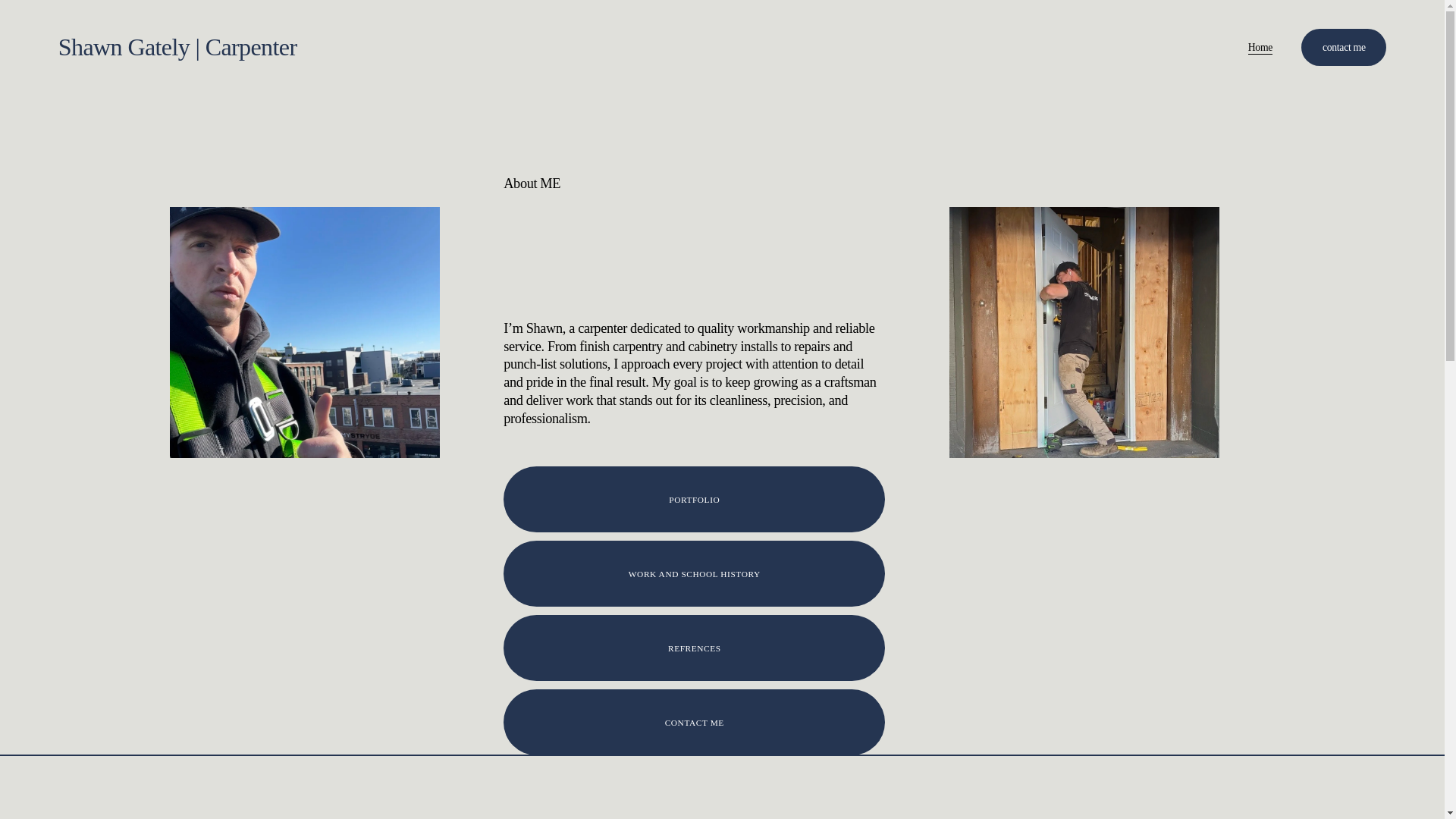 website screenshot of https://shawngately.com/
