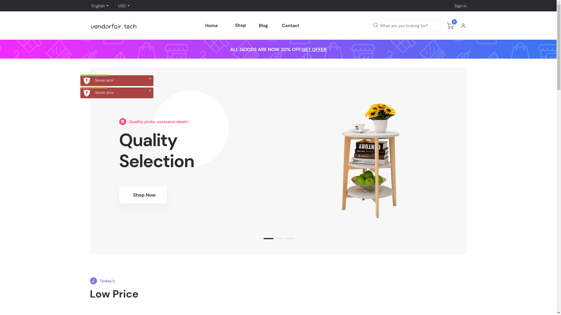 website screenshot of https://vendorfair.pages.dev/