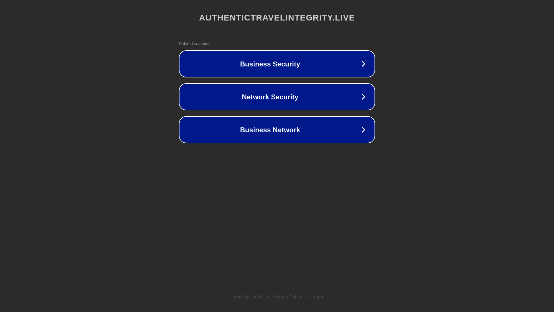 website screenshot of https://authentictravelintegrity.live/