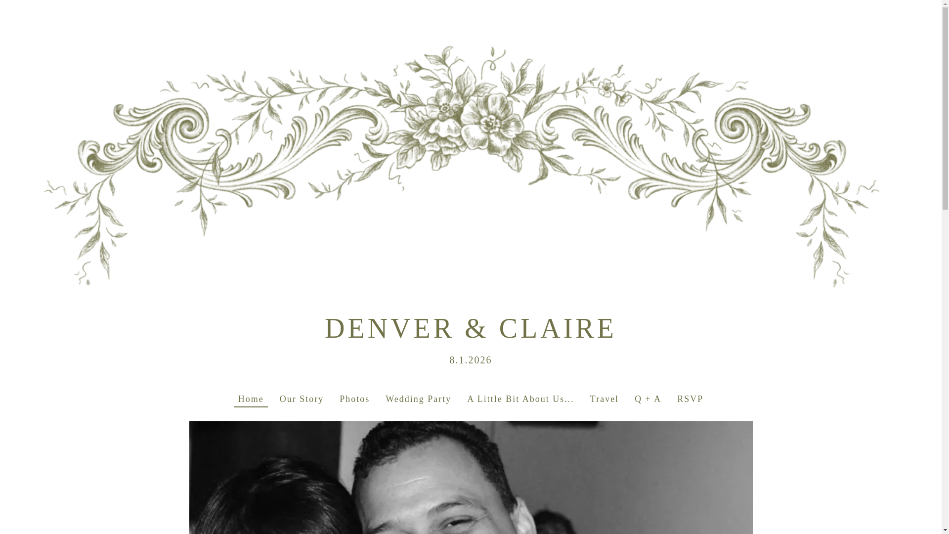 website screenshot of https://denverandclaire.com/