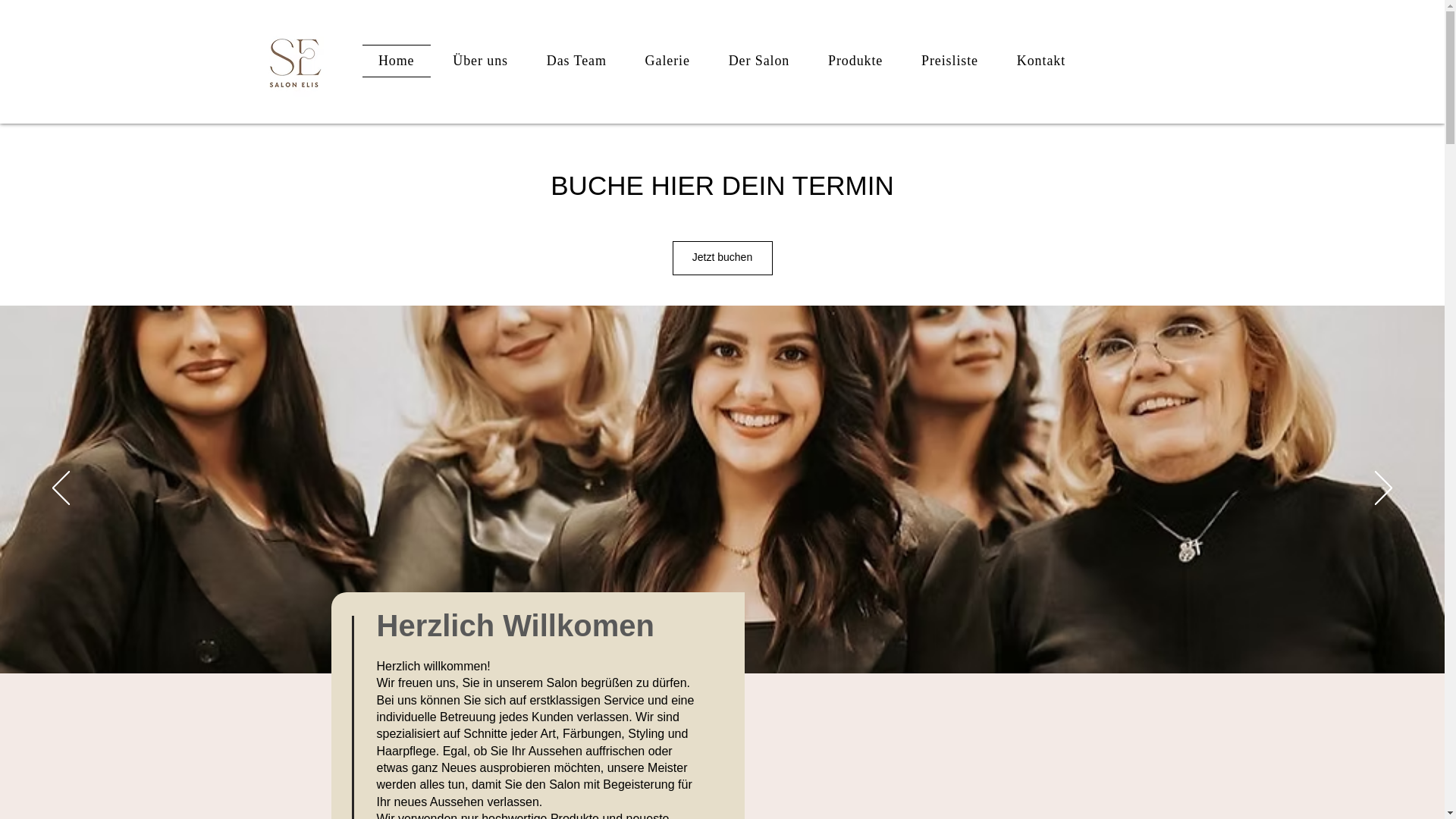 website screenshot of https://salonelis.de/