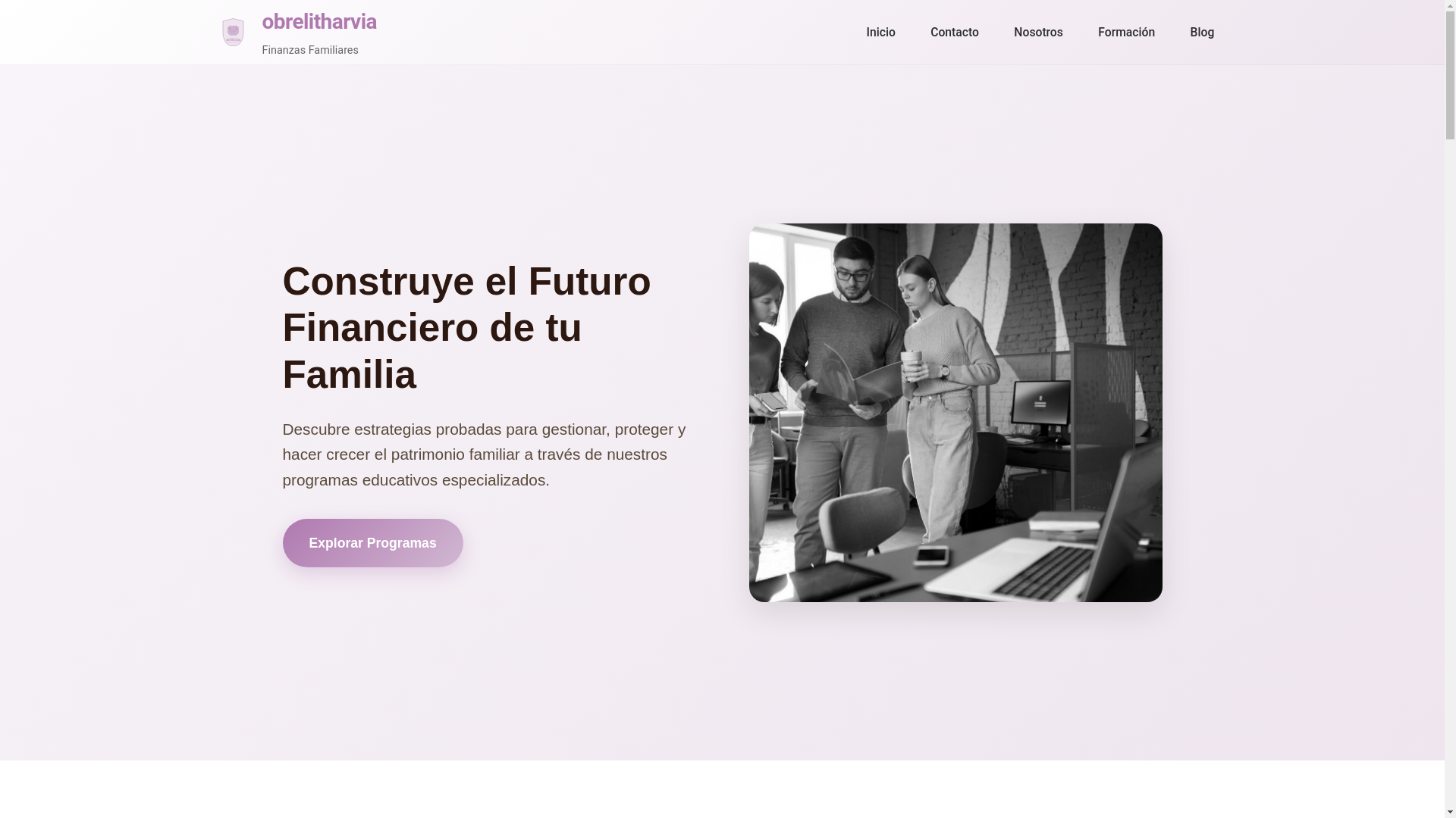 website screenshot of https://obrelitharvia.com/