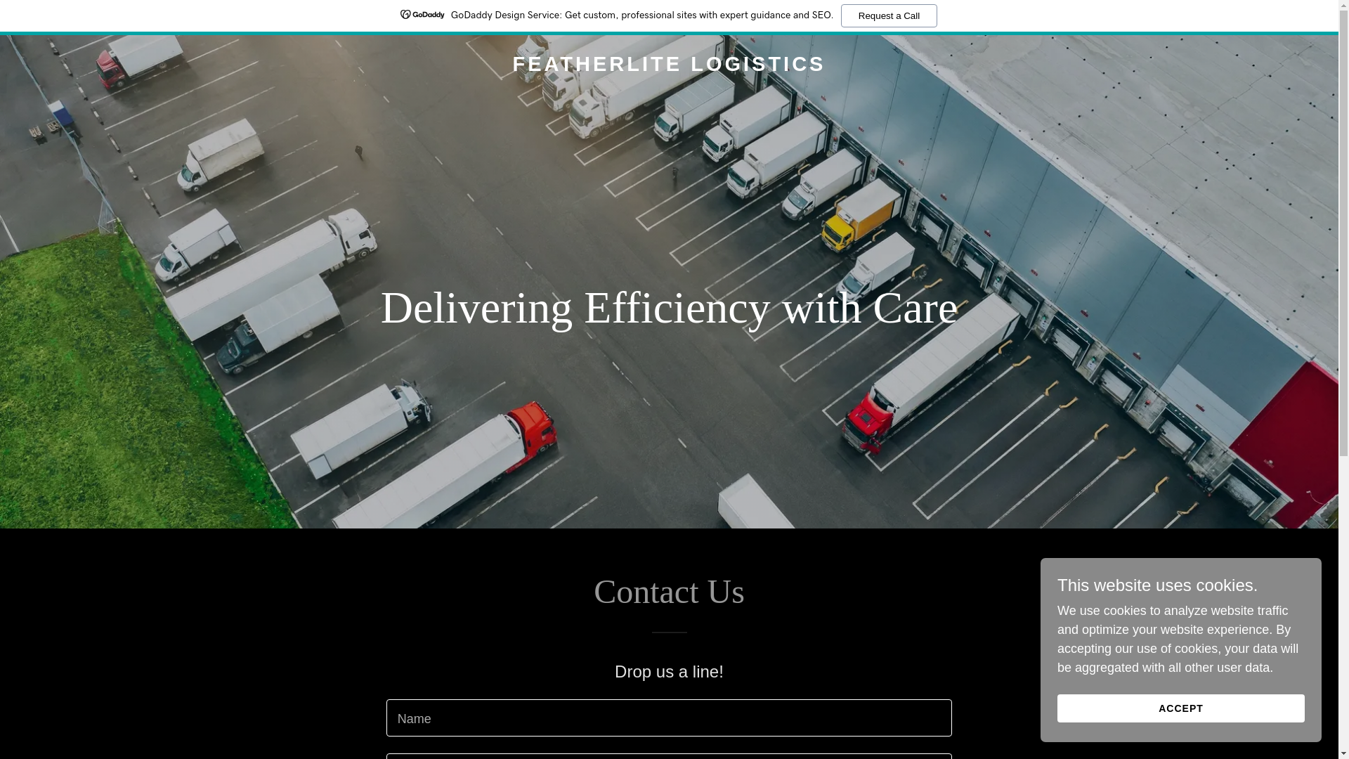website screenshot of https://hr-featherlitelogistics.com/