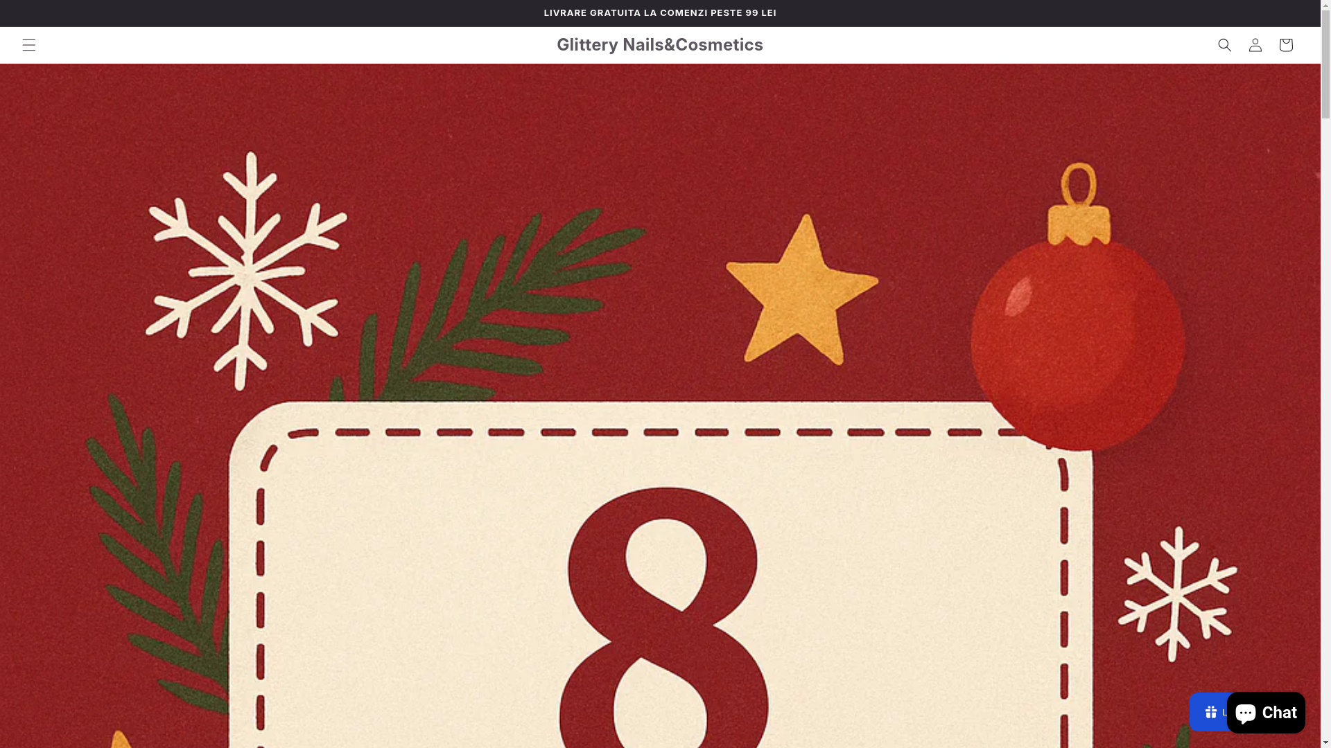 website screenshot of https://glitterynailscosmetics.com/