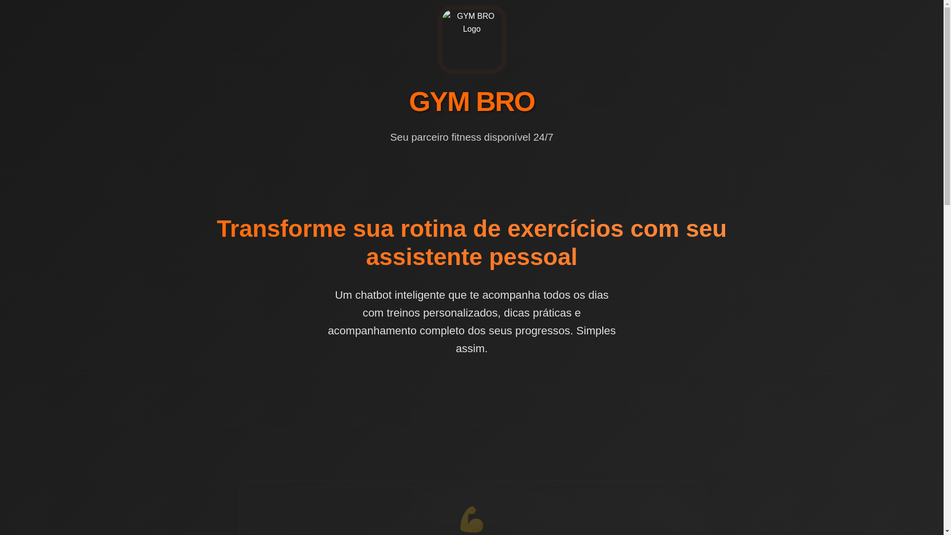 website screenshot of https://gymbro-site.pages.dev/