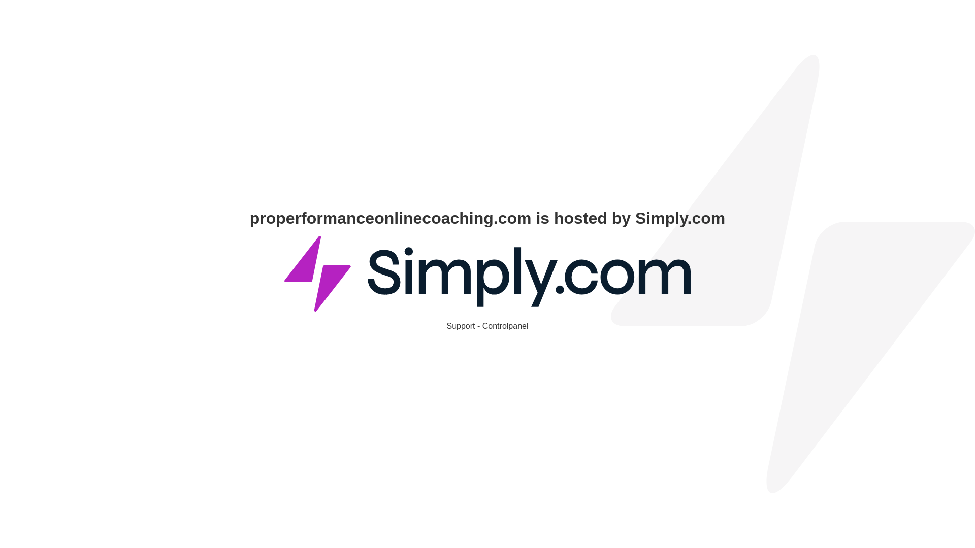 website screenshot of https://properformanceonlinecoaching.com/