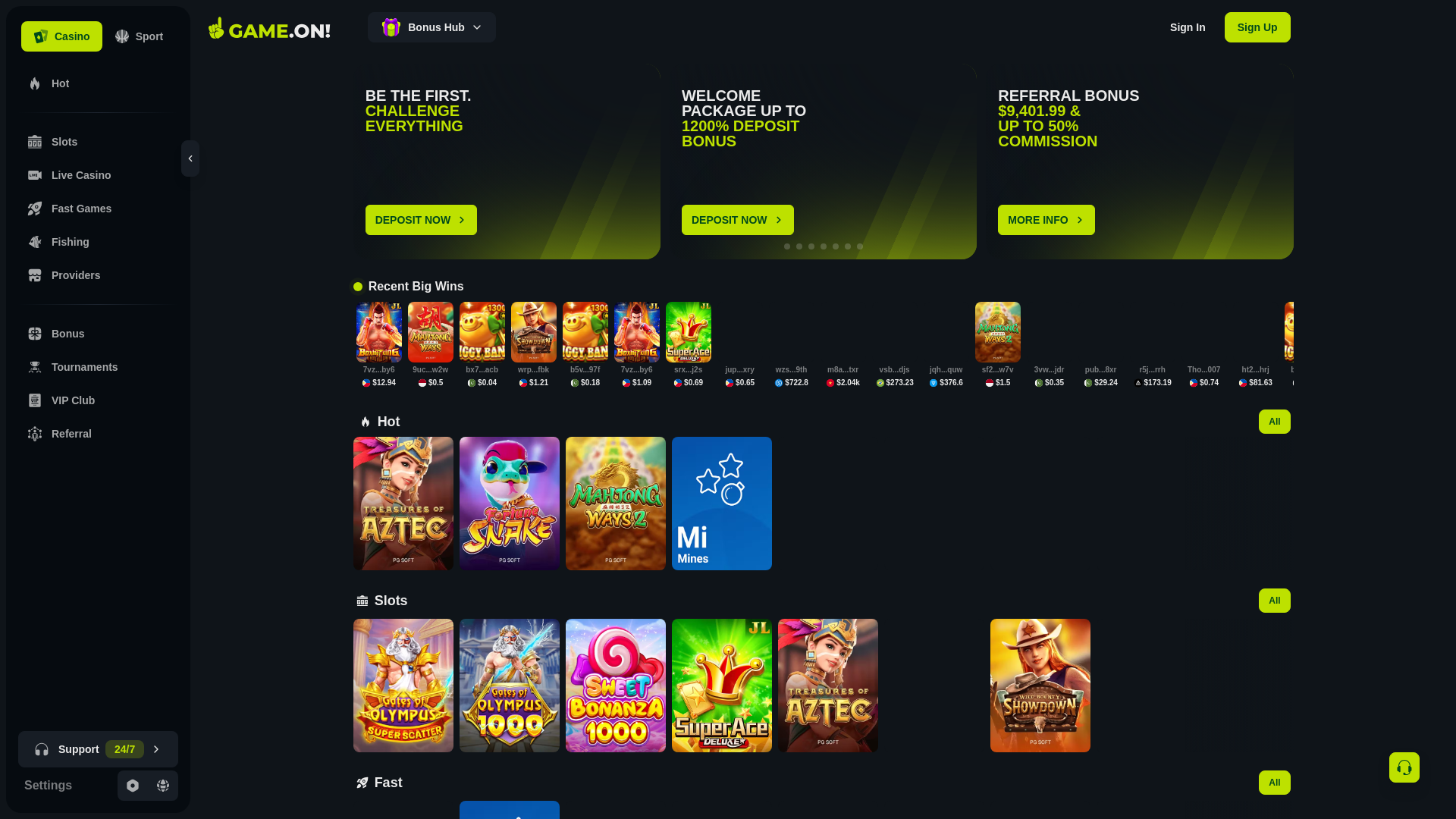 website screenshot of https://game-on-webroot.pages.dev/