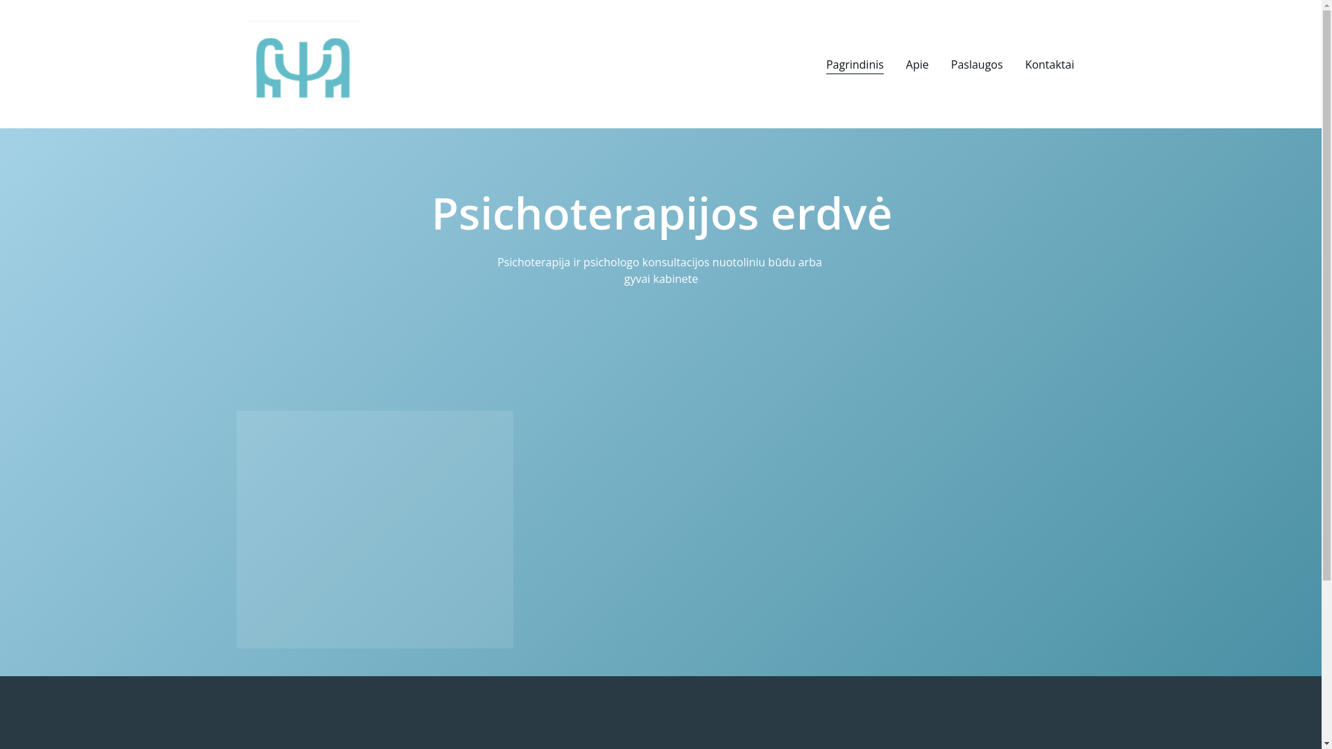 website screenshot of https://psichoterapijoserdve.lt/