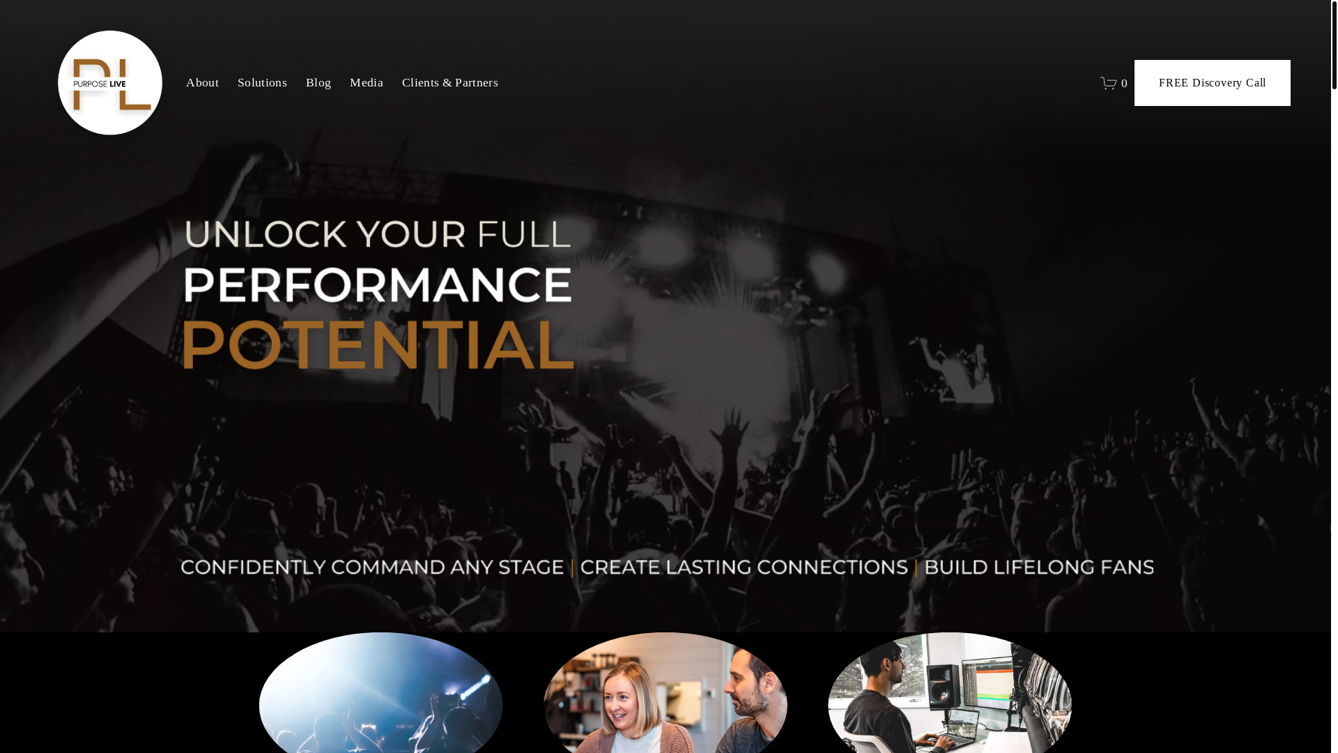 website screenshot of https://offers-thepurposelive.com/