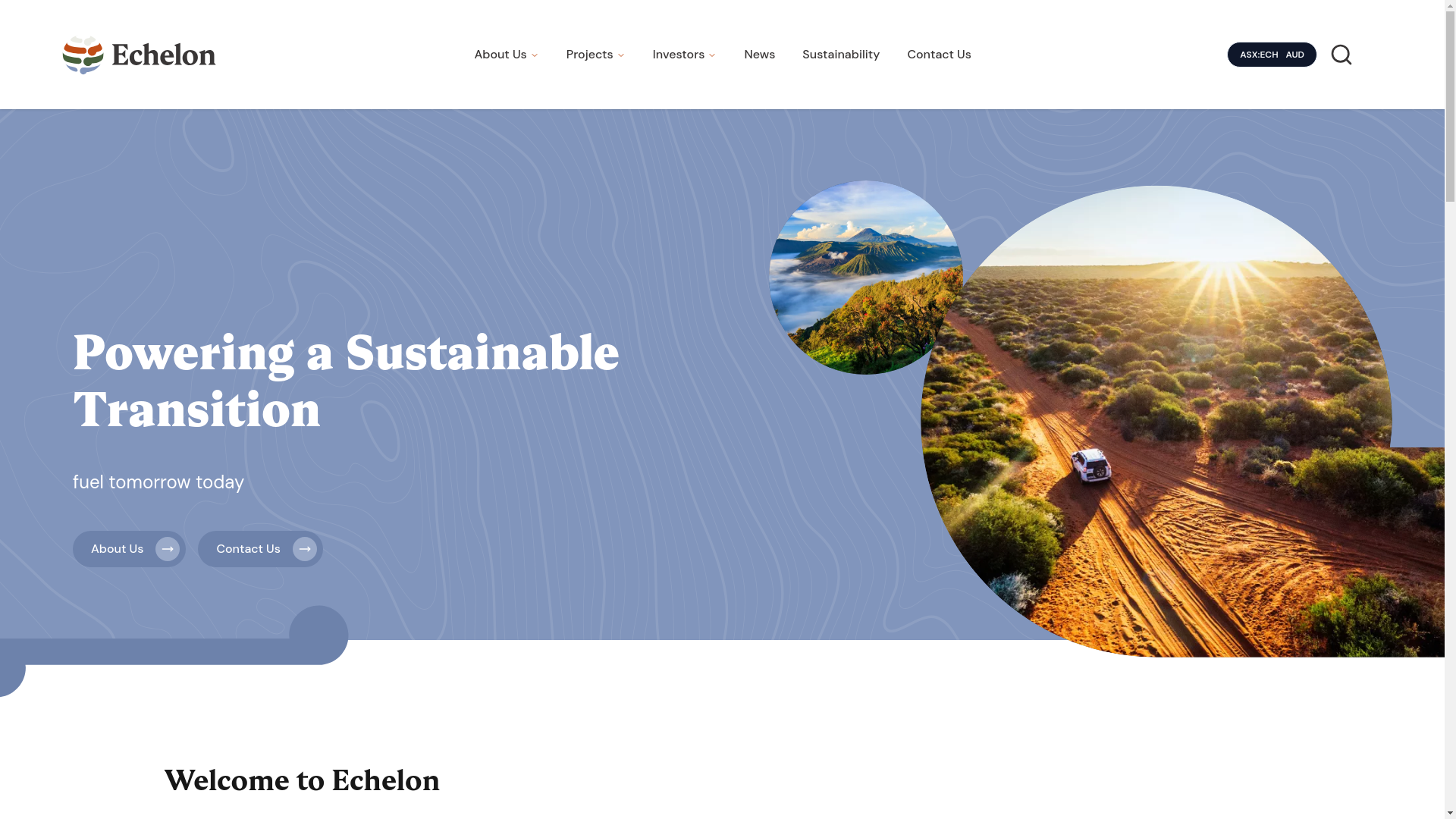 website screenshot of https://echelon-resources.co.nz/