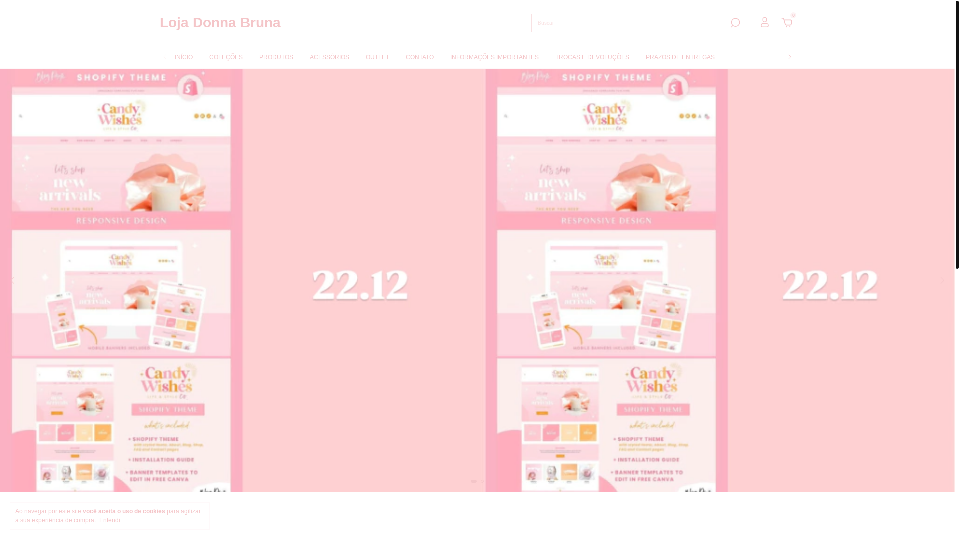 website screenshot of https://lojadonnabruna.com.br/