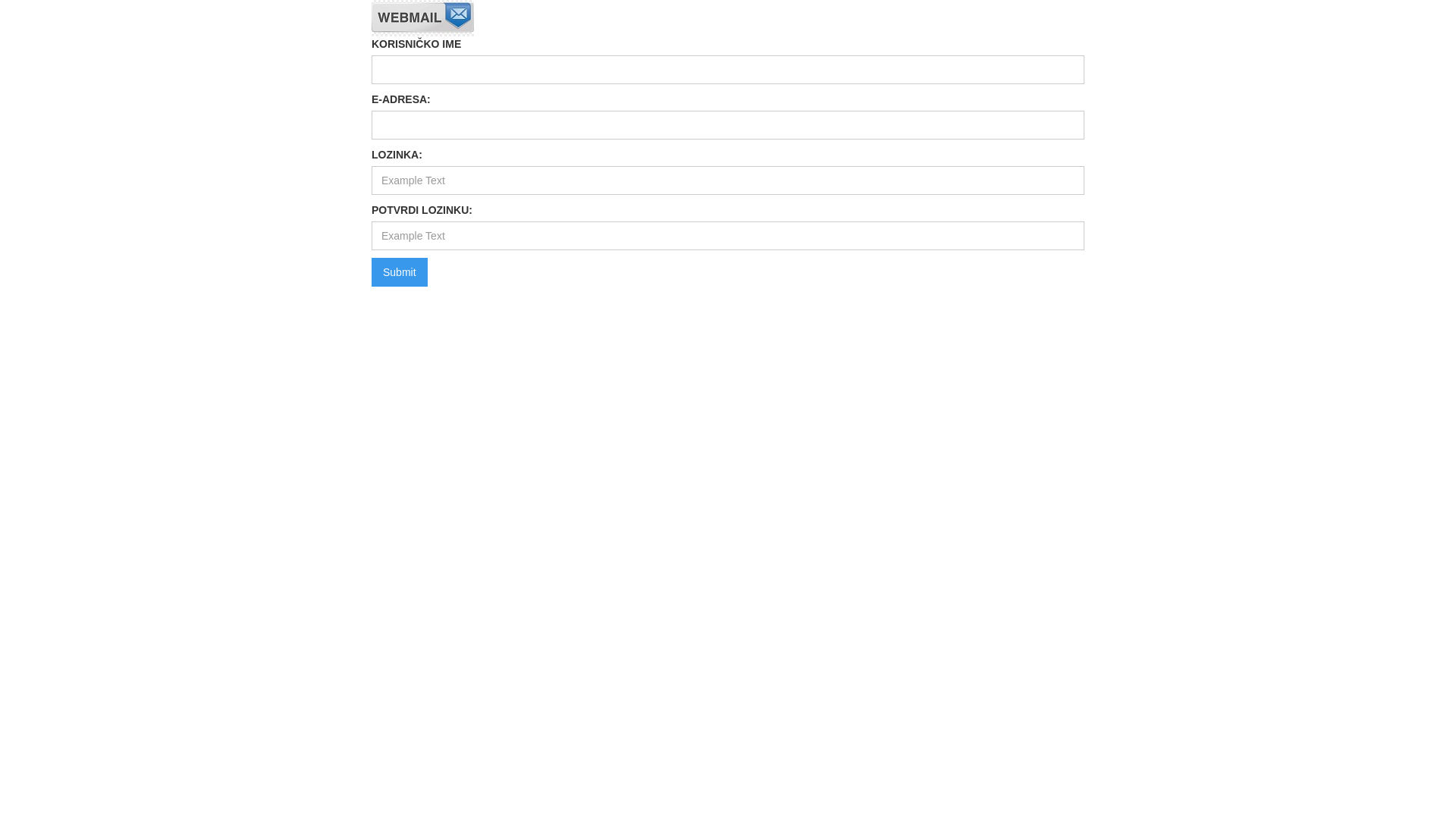 website screenshot of https://azuriranje-racuna-852d16.webflow.io/