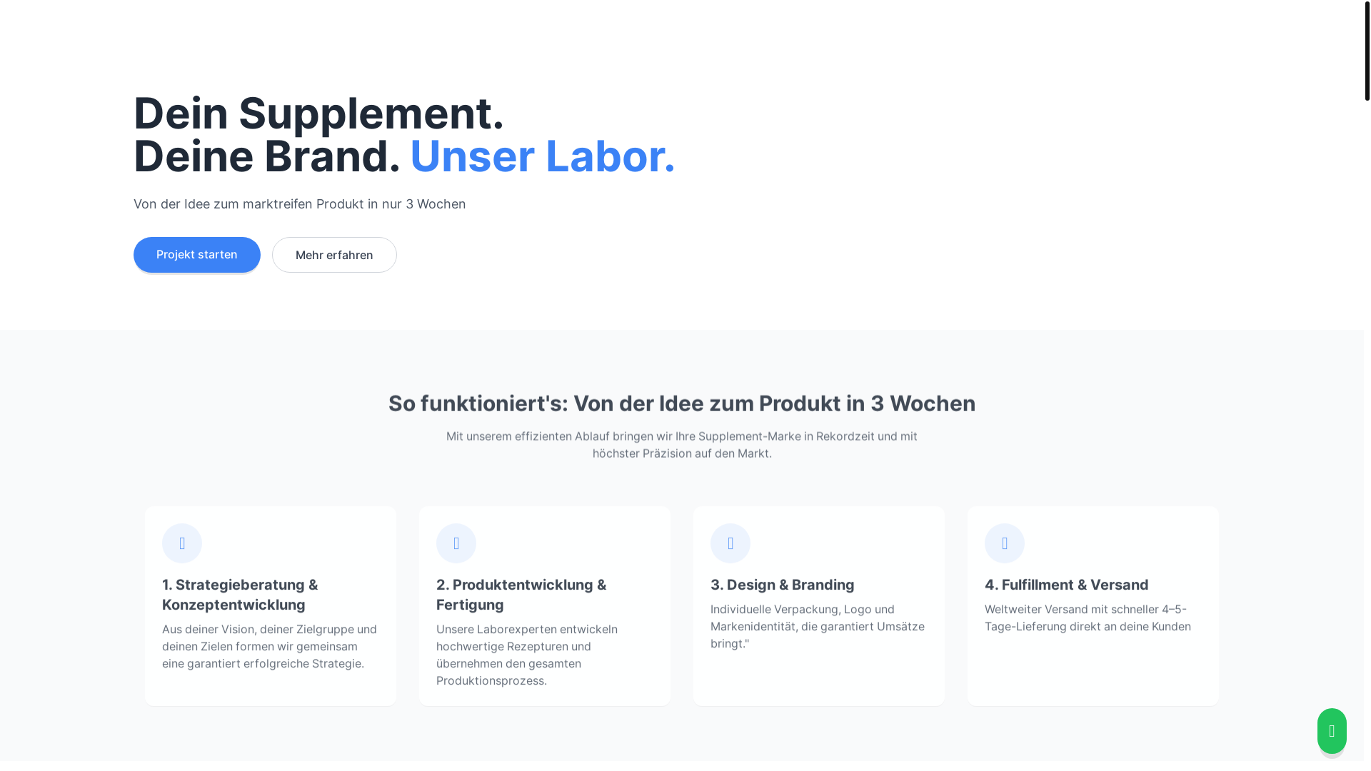 website screenshot of https://trymindabolicslabs.com/