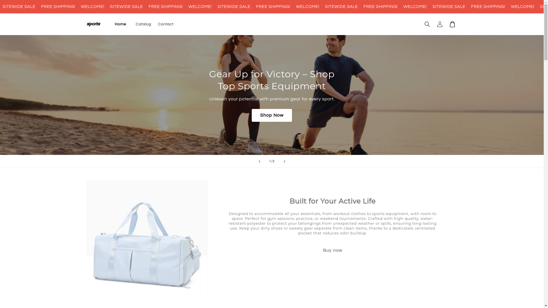 website screenshot of https://allprosupply.store/