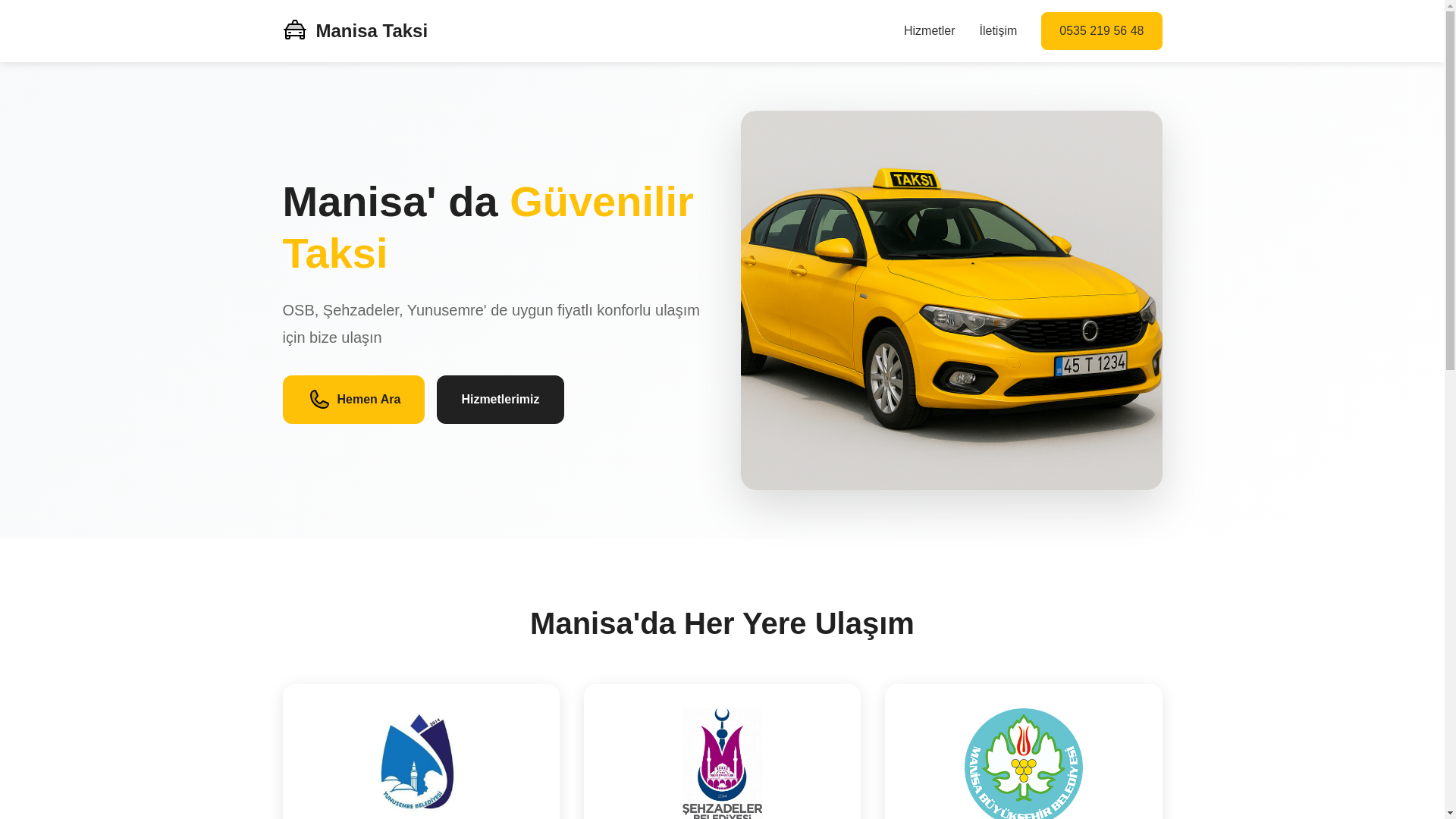 website screenshot of https://taksi.pages.dev/
