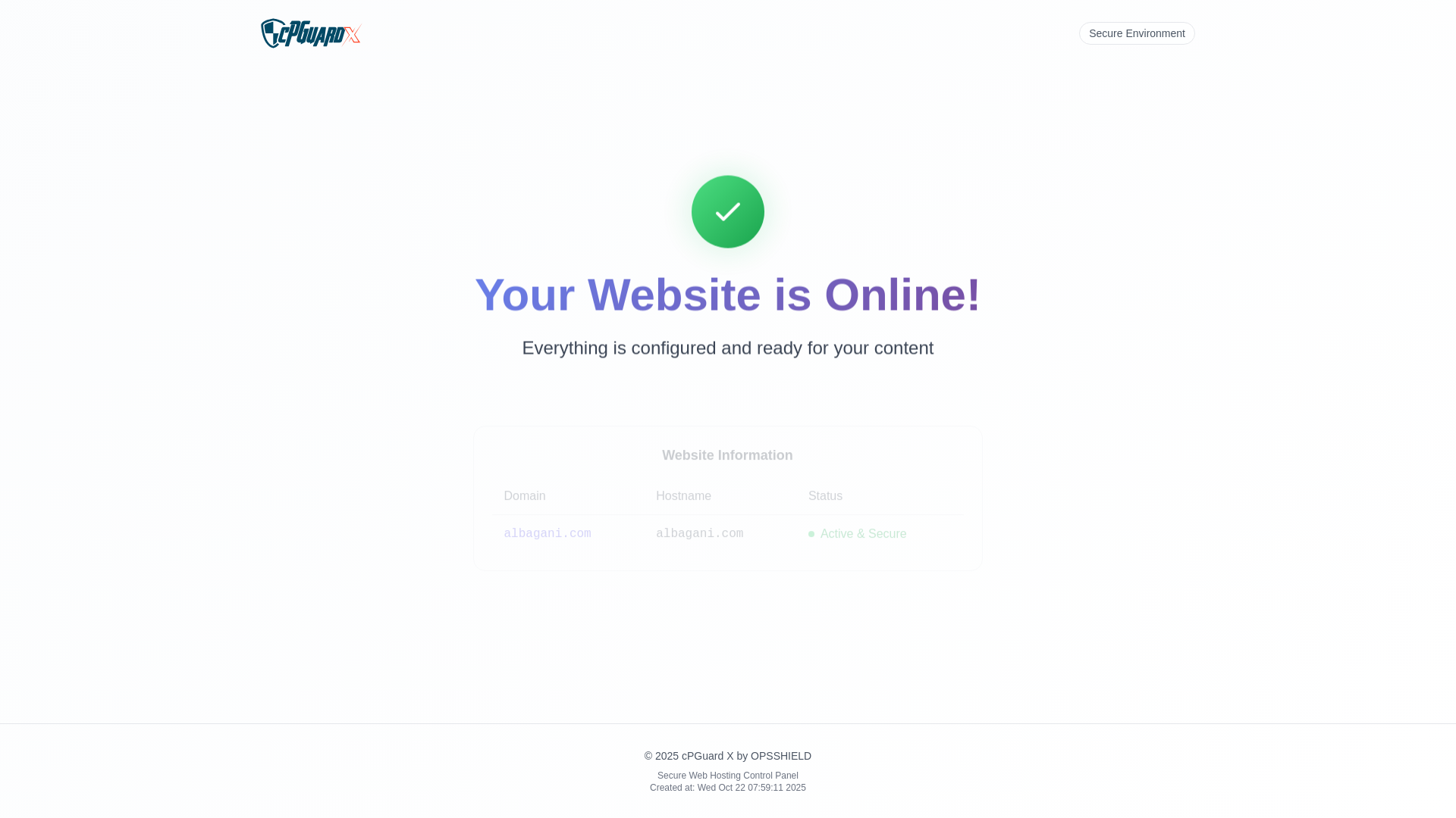 website screenshot of https://albagani.com/