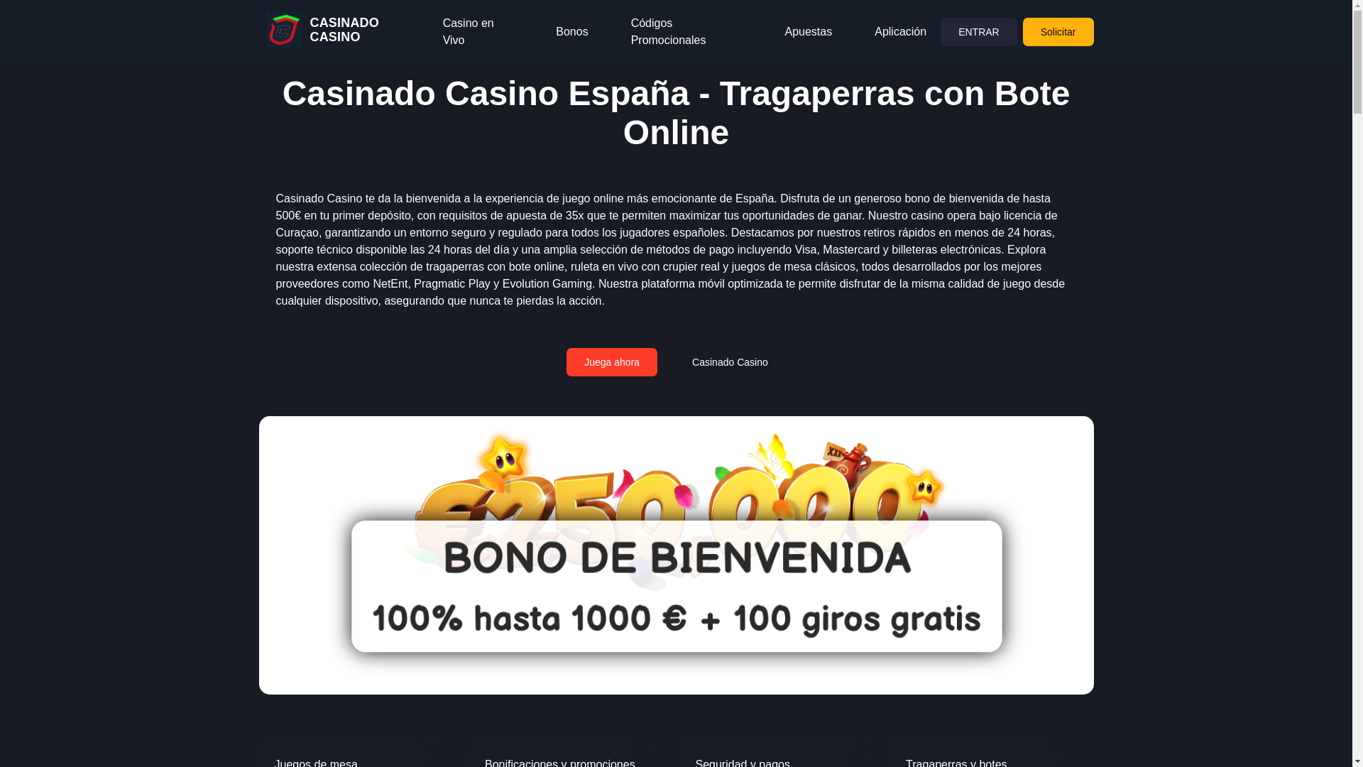 website screenshot of https://elcasinado-com.pages.dev/