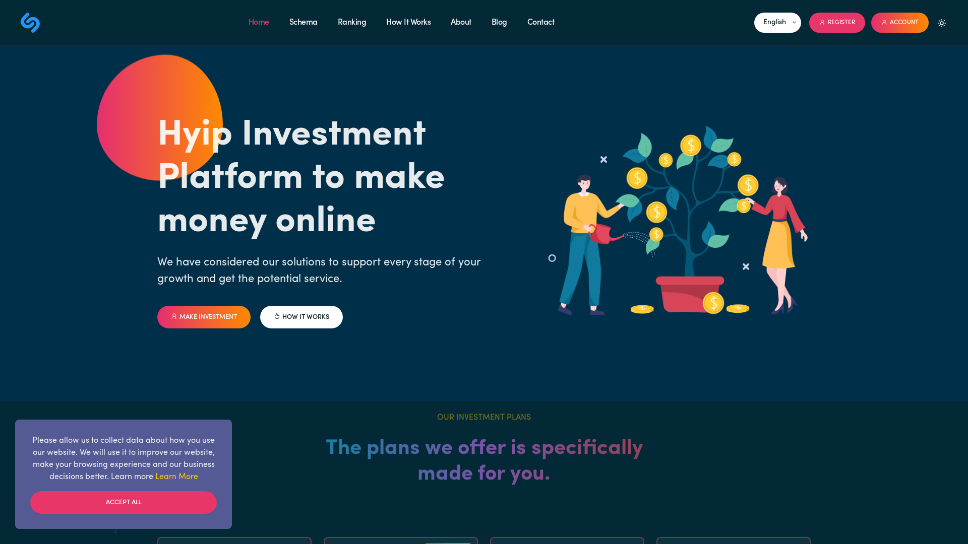 website screenshot of http://www.en.primarates.xyz/
