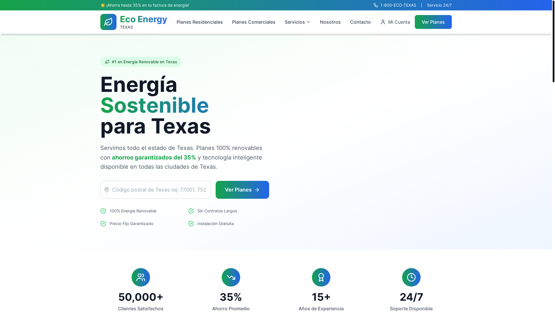 website screenshot of https://ecotexas.pages.dev/