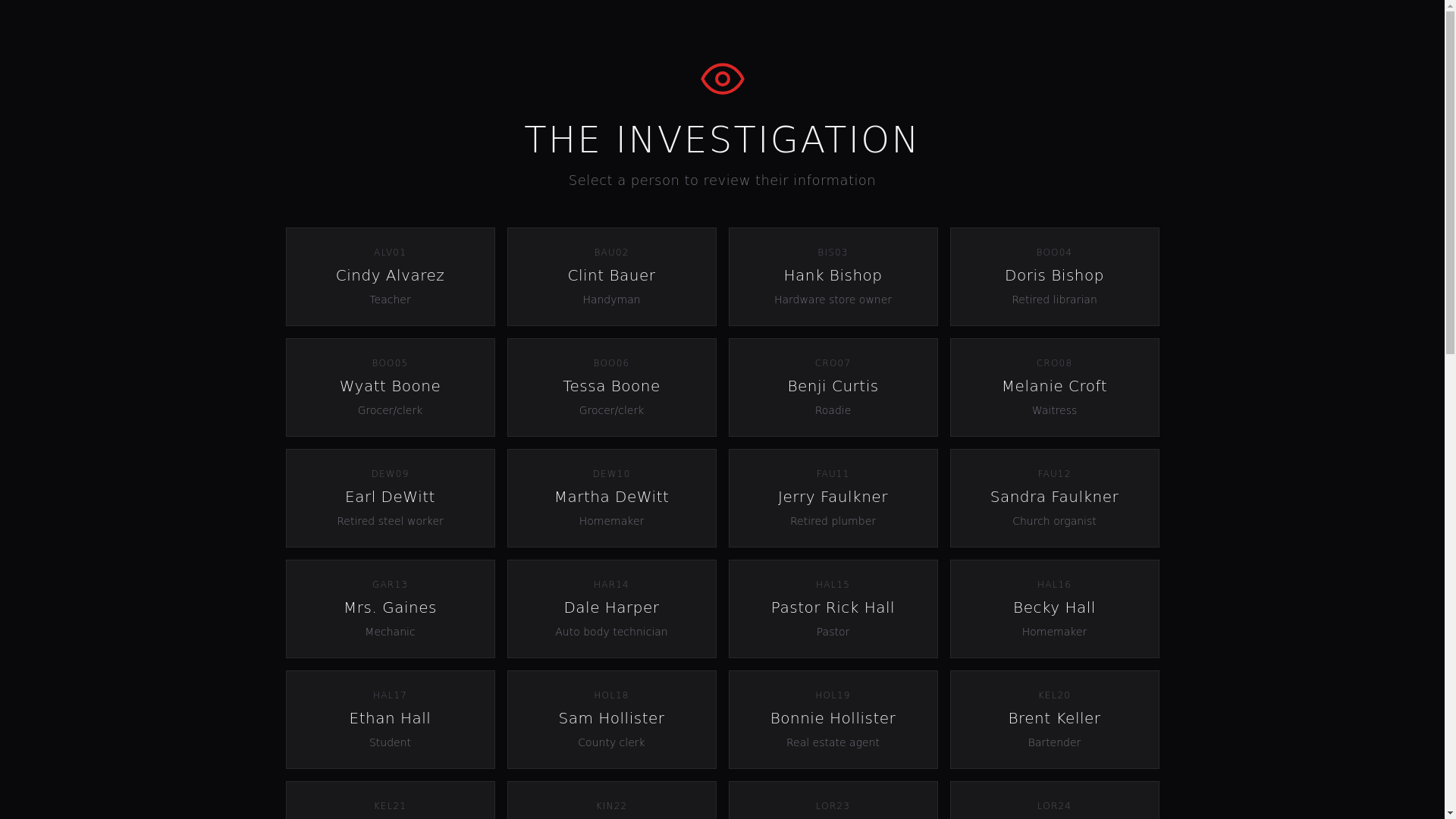 website screenshot of https://midnightinpinewood.com/