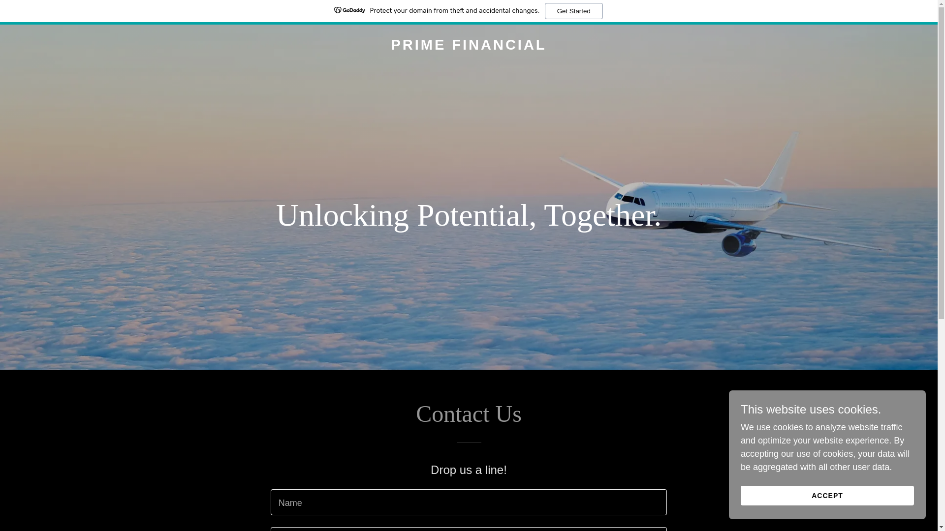 website screenshot of https://getprimefinancial.com/