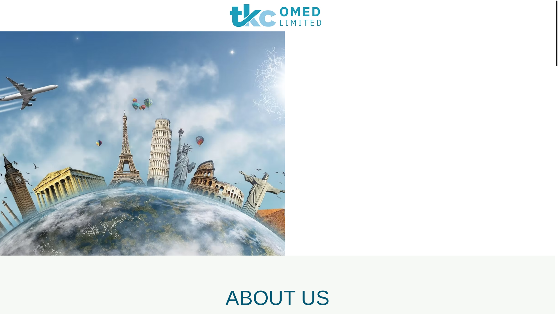 website screenshot of https://tkcomedlimited.com/