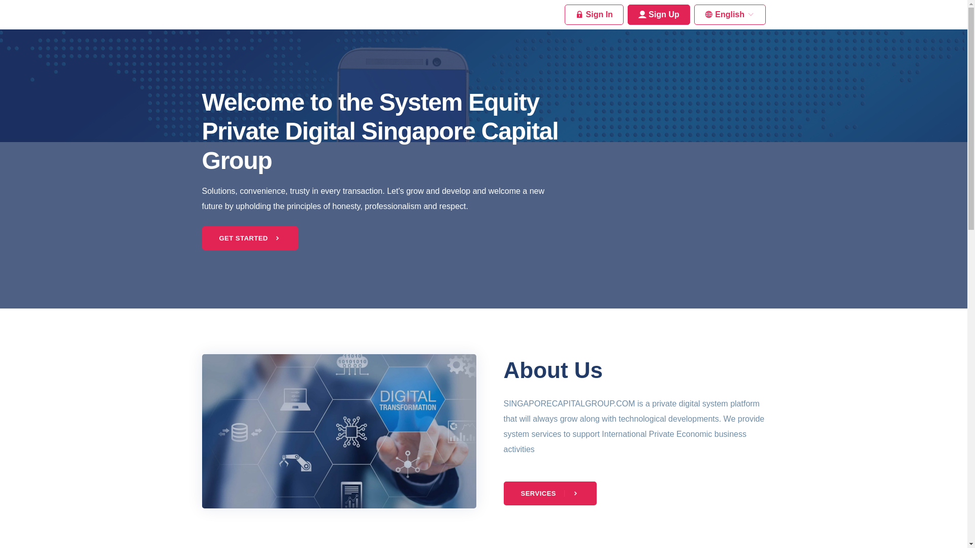 website screenshot of https://singaporecapitalgroup.com/