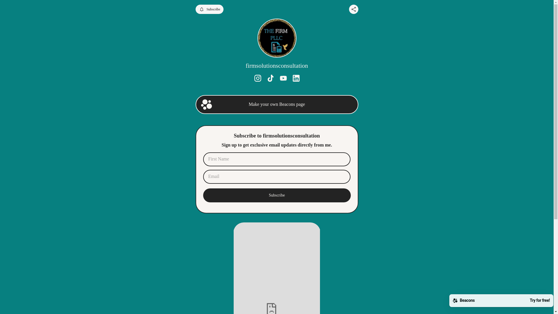 website screenshot of https://firmsolutionsconsultation.org/