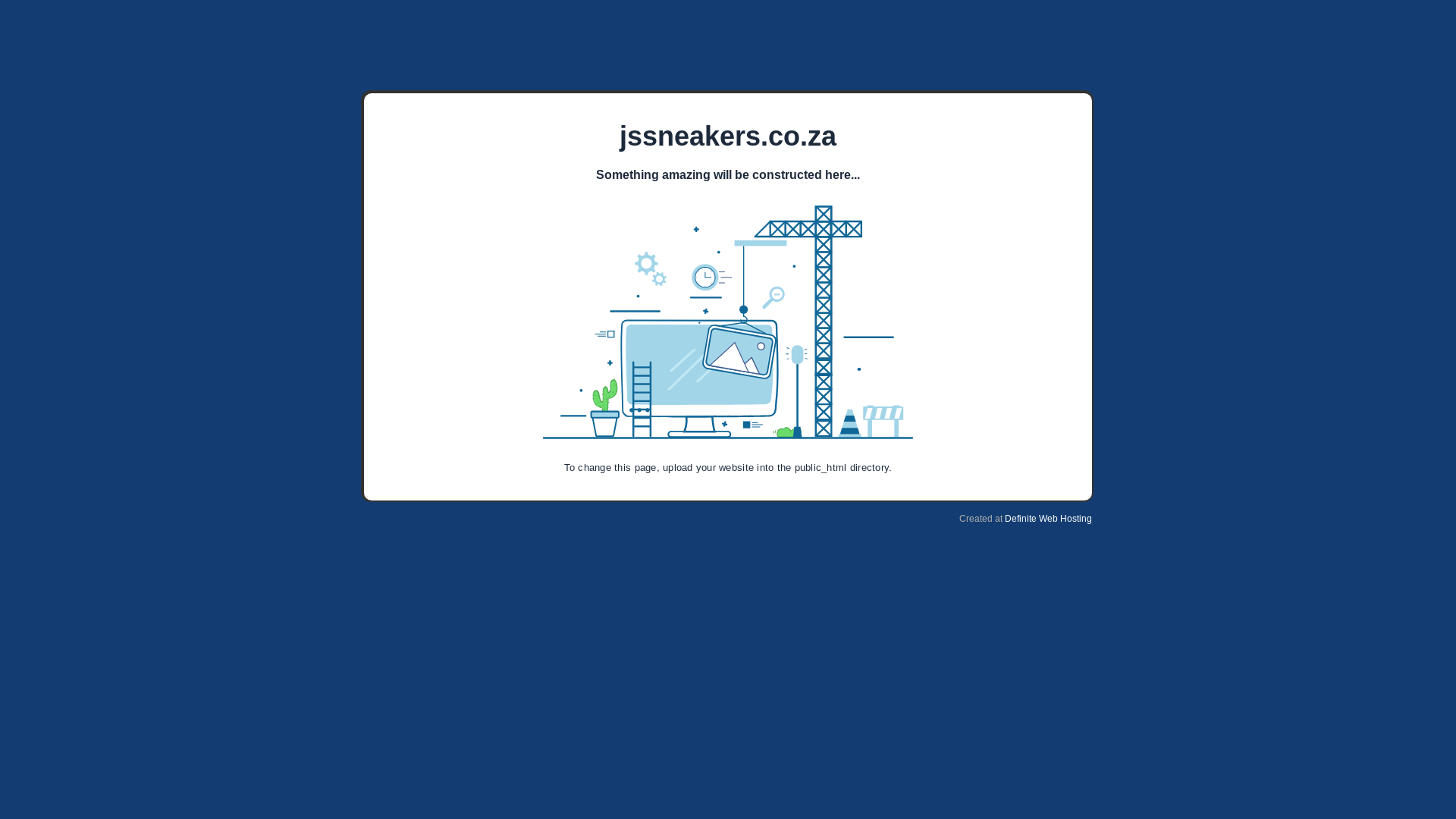 website screenshot of https://jssneakers.co.za/