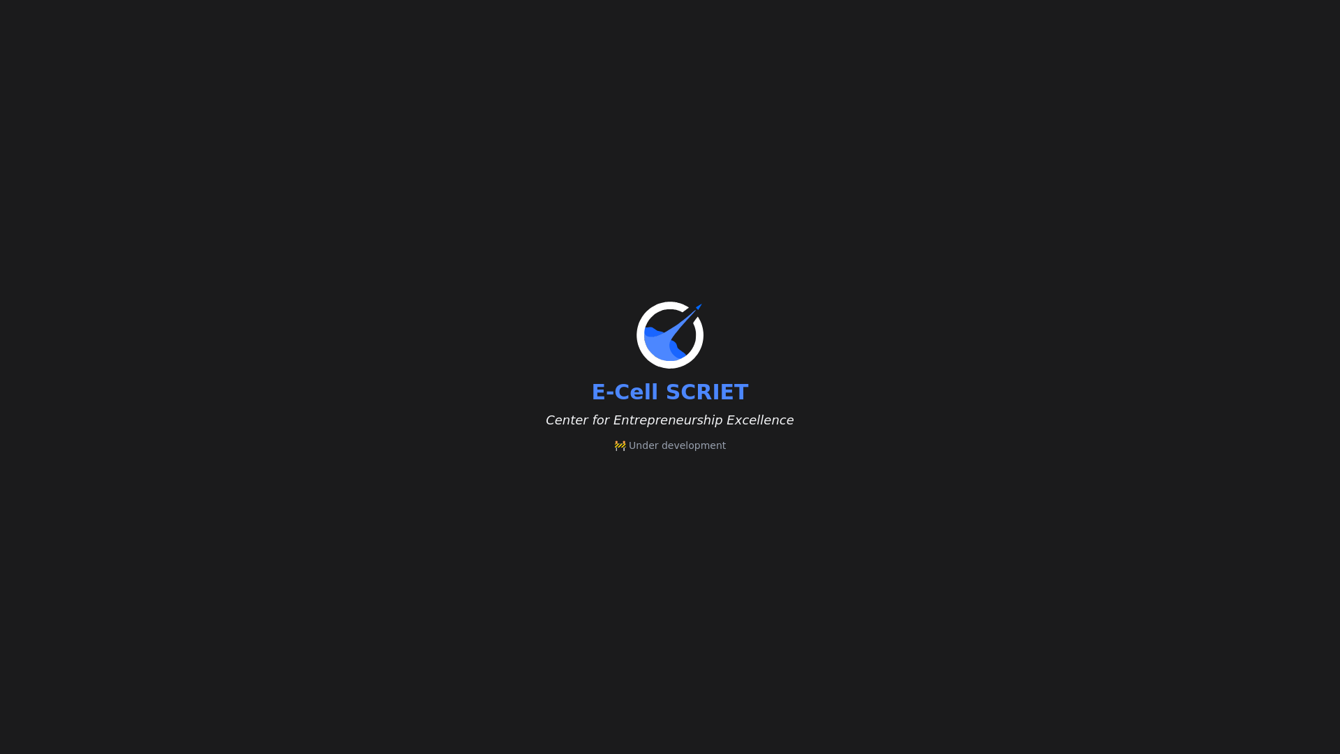website screenshot of https://ecell.pages.dev/