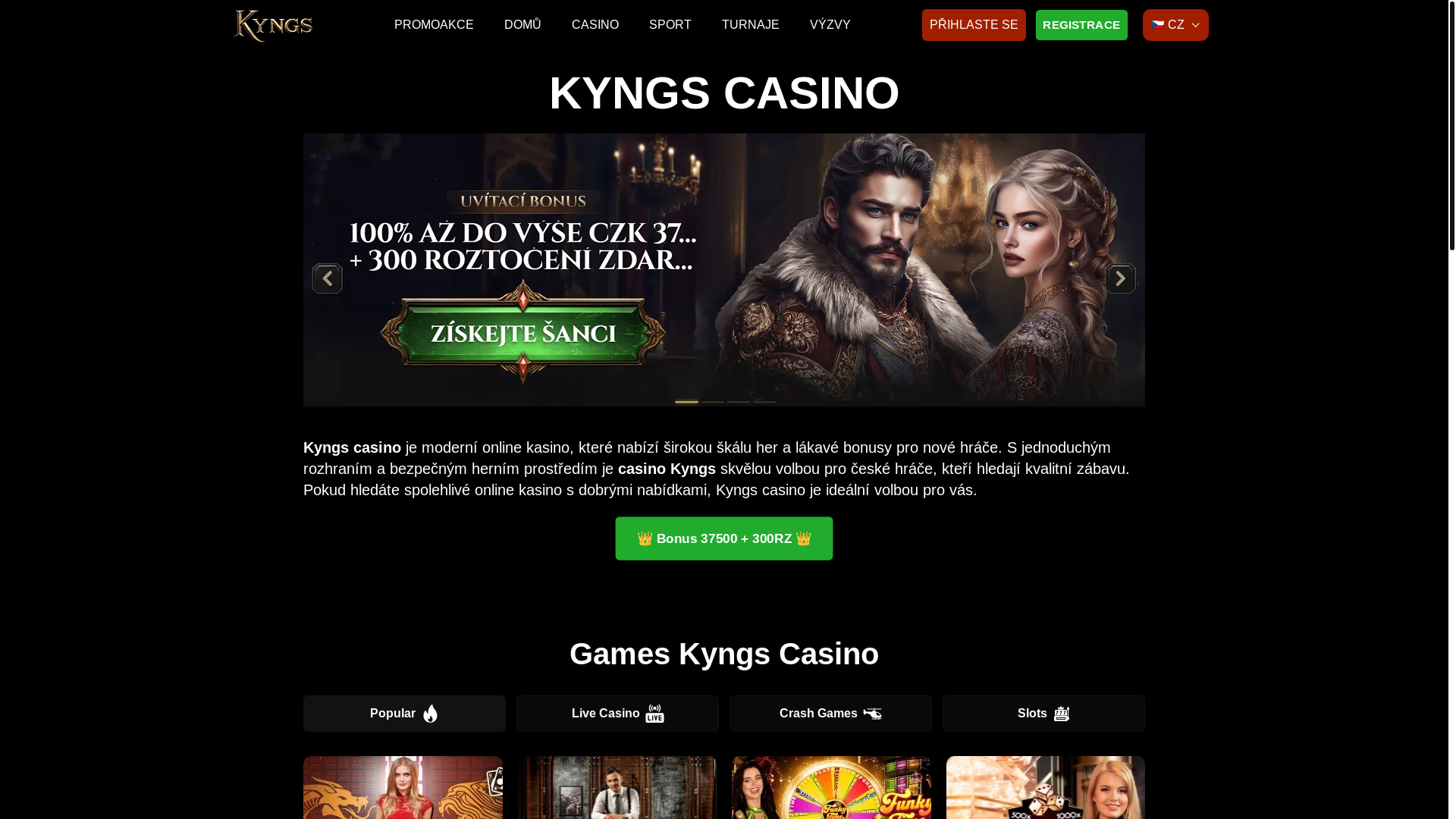 website screenshot of https://kyngcasino-cz-4933.pages.dev/