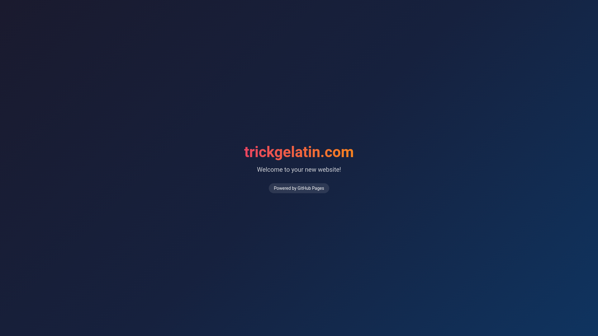 website screenshot of https://trickgelatin.com/