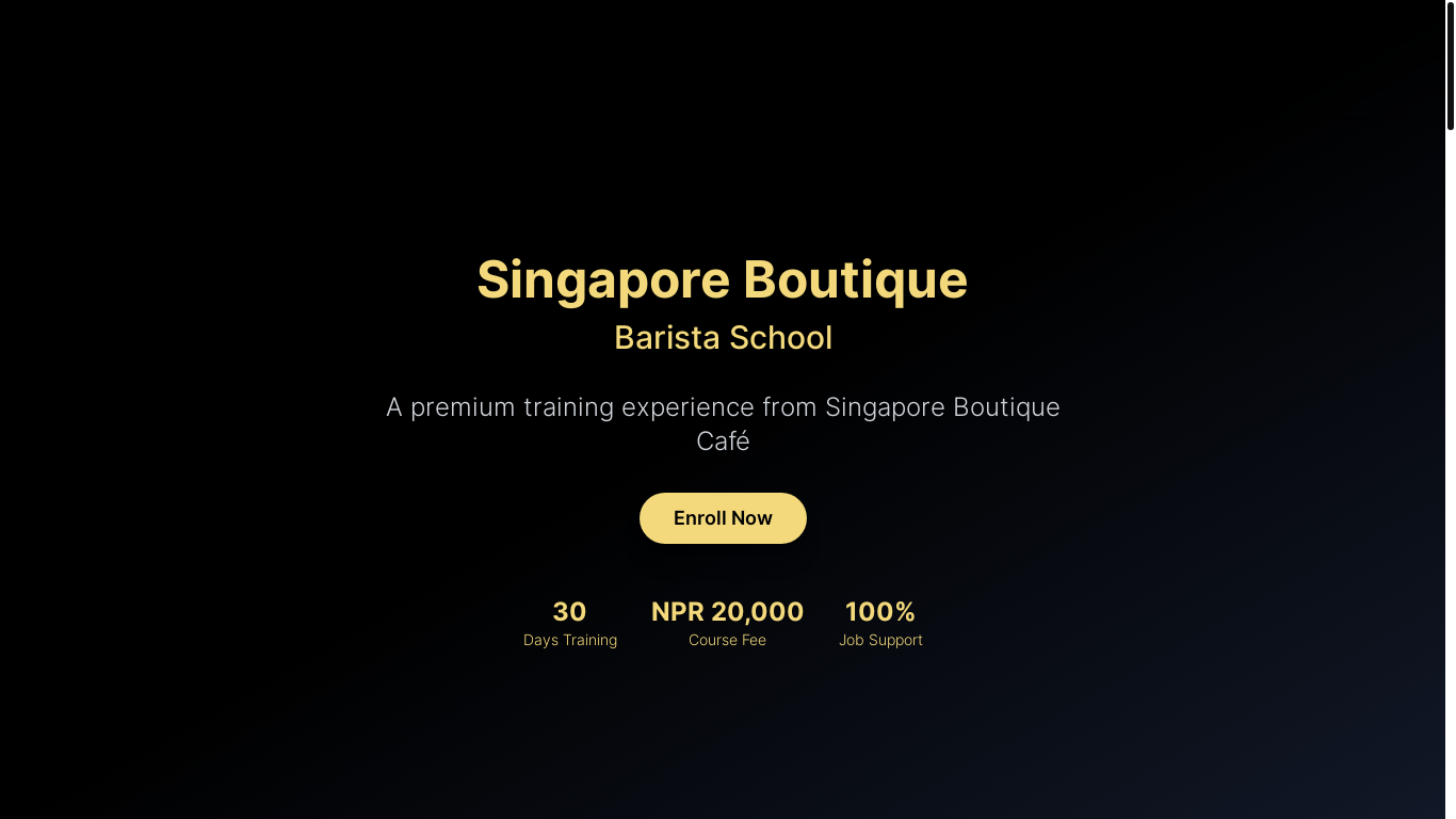 website screenshot of https://golden-pour-academy-site.pages.dev/