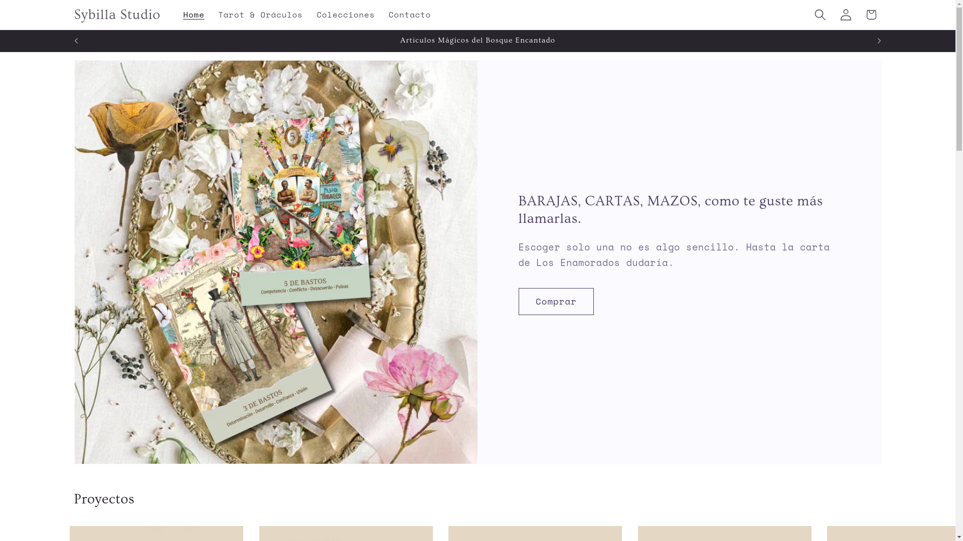 website screenshot of https://sybillastudio.cl/